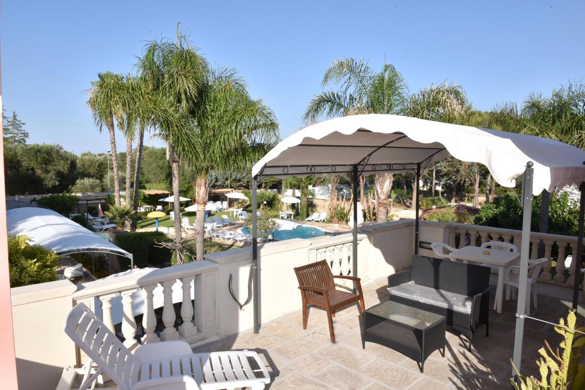 Apartment mit Gartenblick