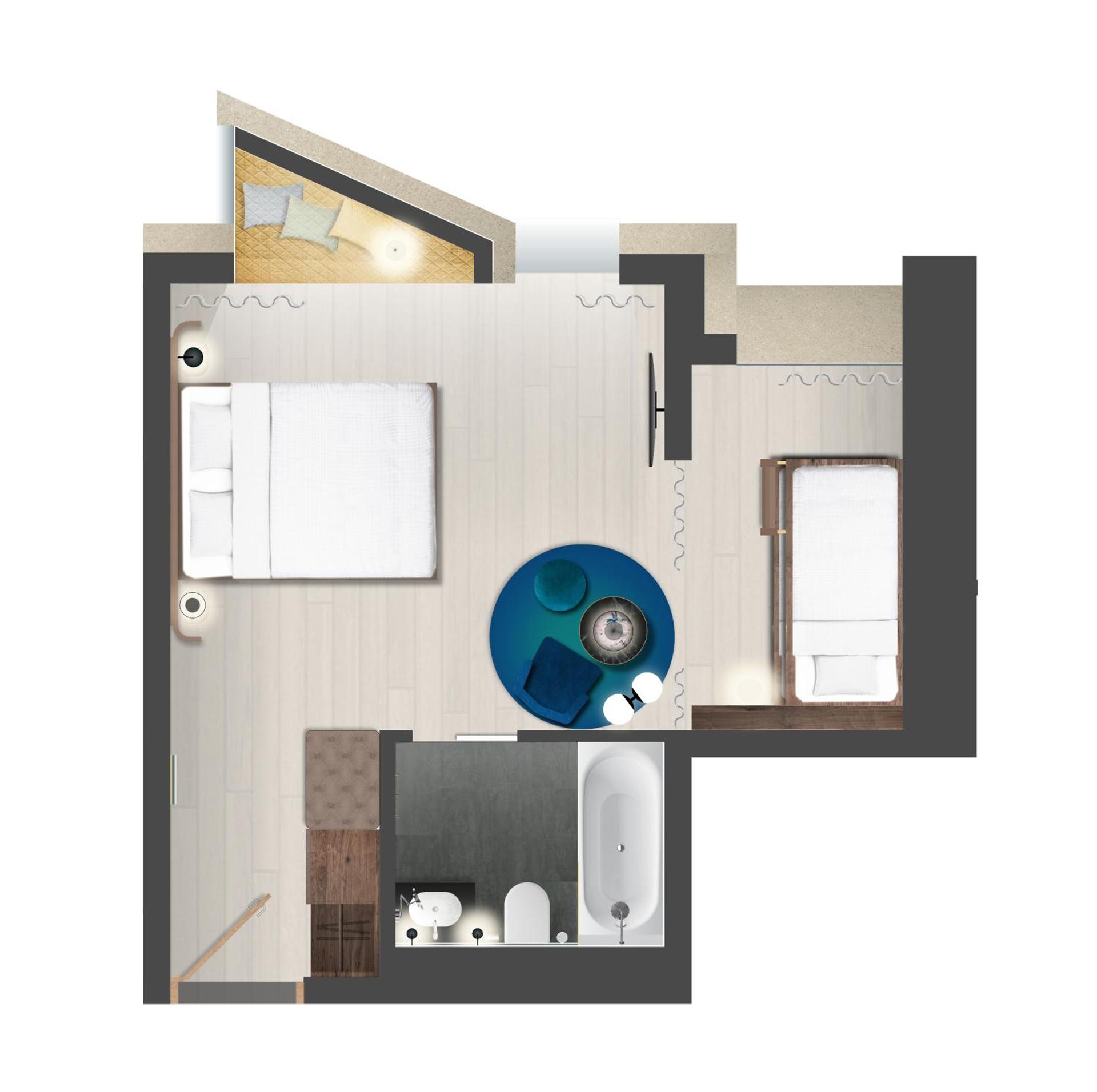 Photo of the whole room