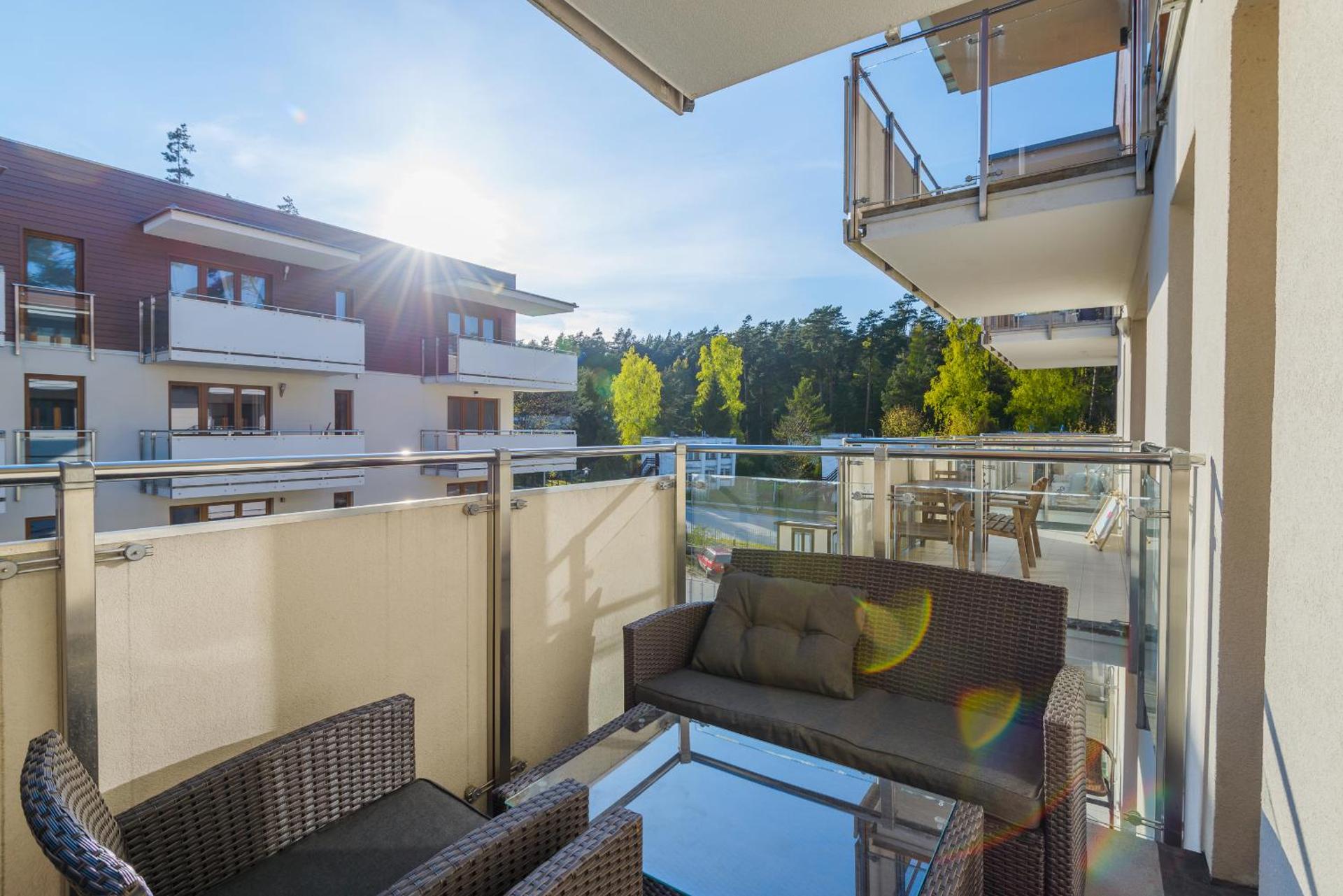 APARTAMENTY MIERZEJA - BALTIC PARK STEGNA, 33m2-57m2, 500 m od plaży, Bezpłatny Meleks