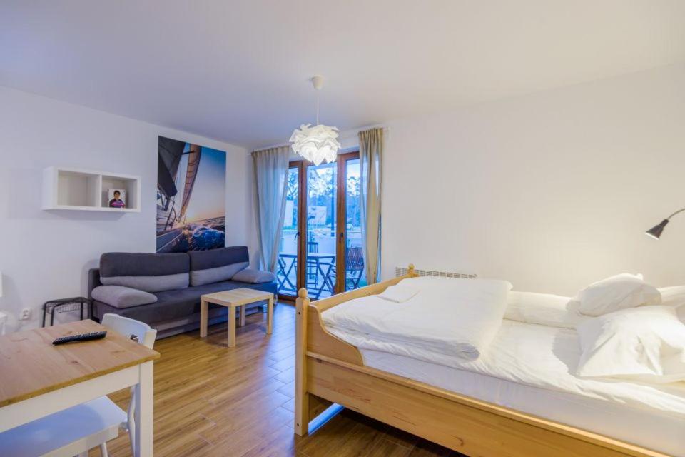 APARTAMENTY MIERZEJA - BALTIC PARK STEGNA, Studio 24m2, 500 m od plaży, Bezpłatny Meleks