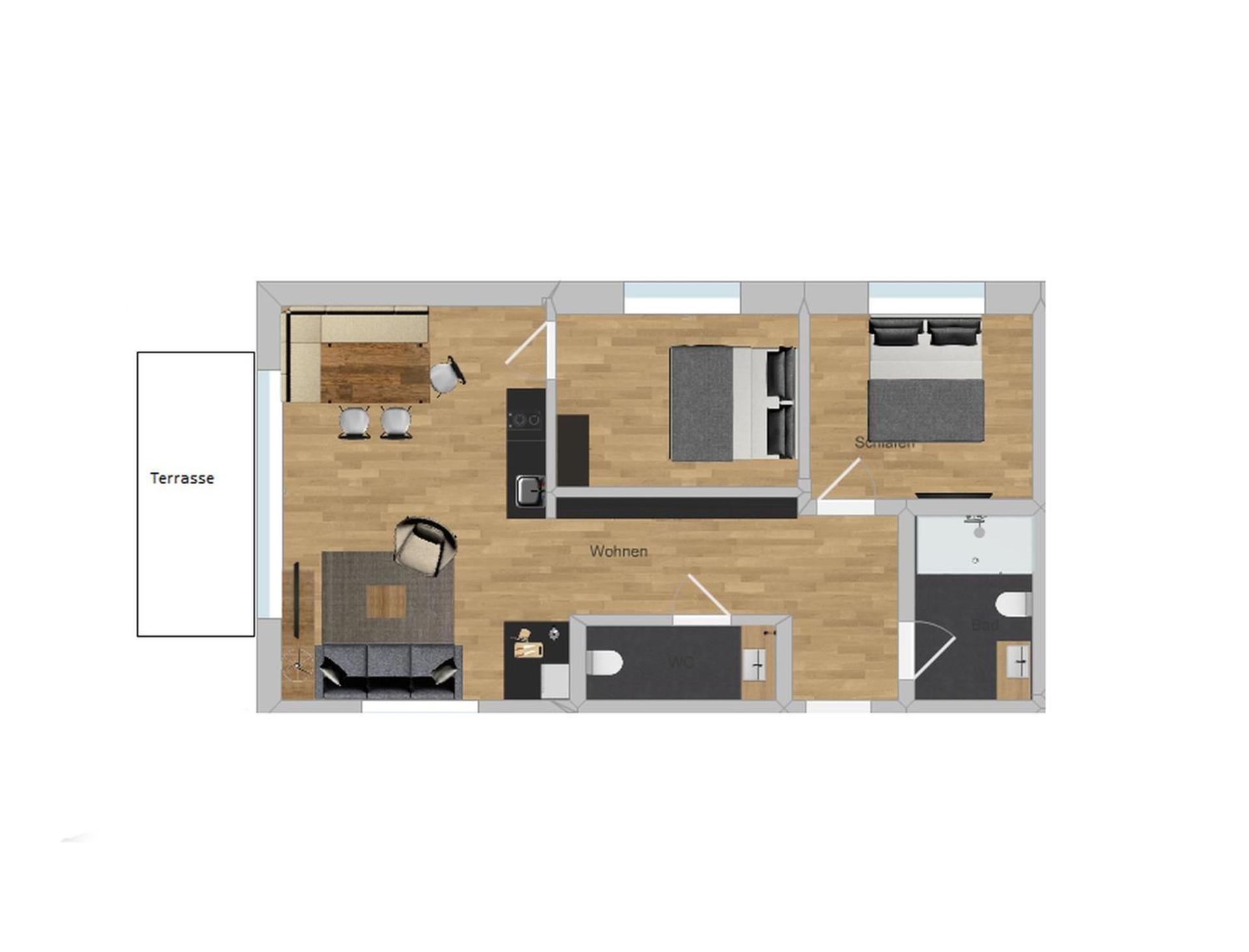 Photo of the whole room