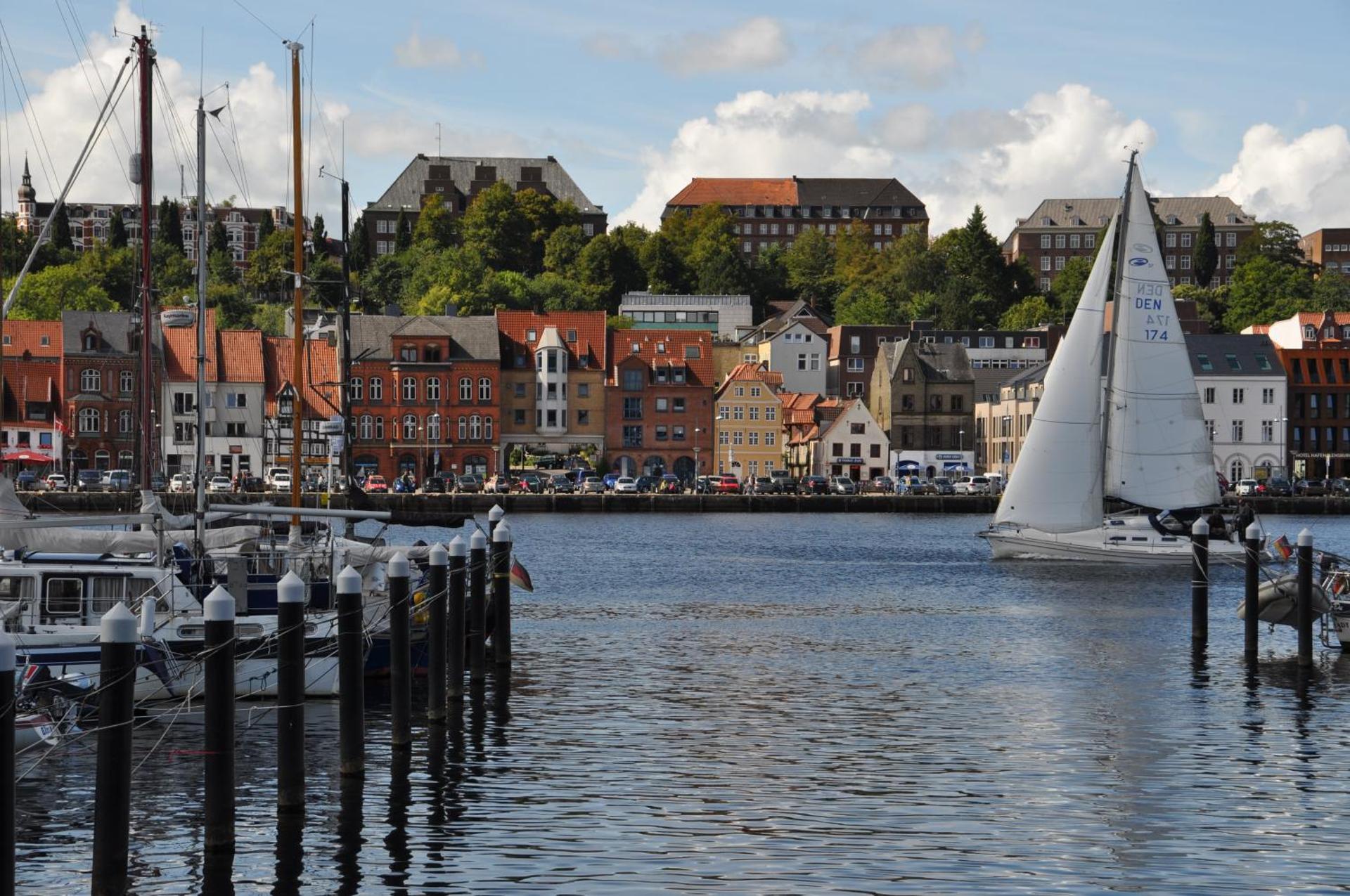 Hafenblick vom Kapitänshaus