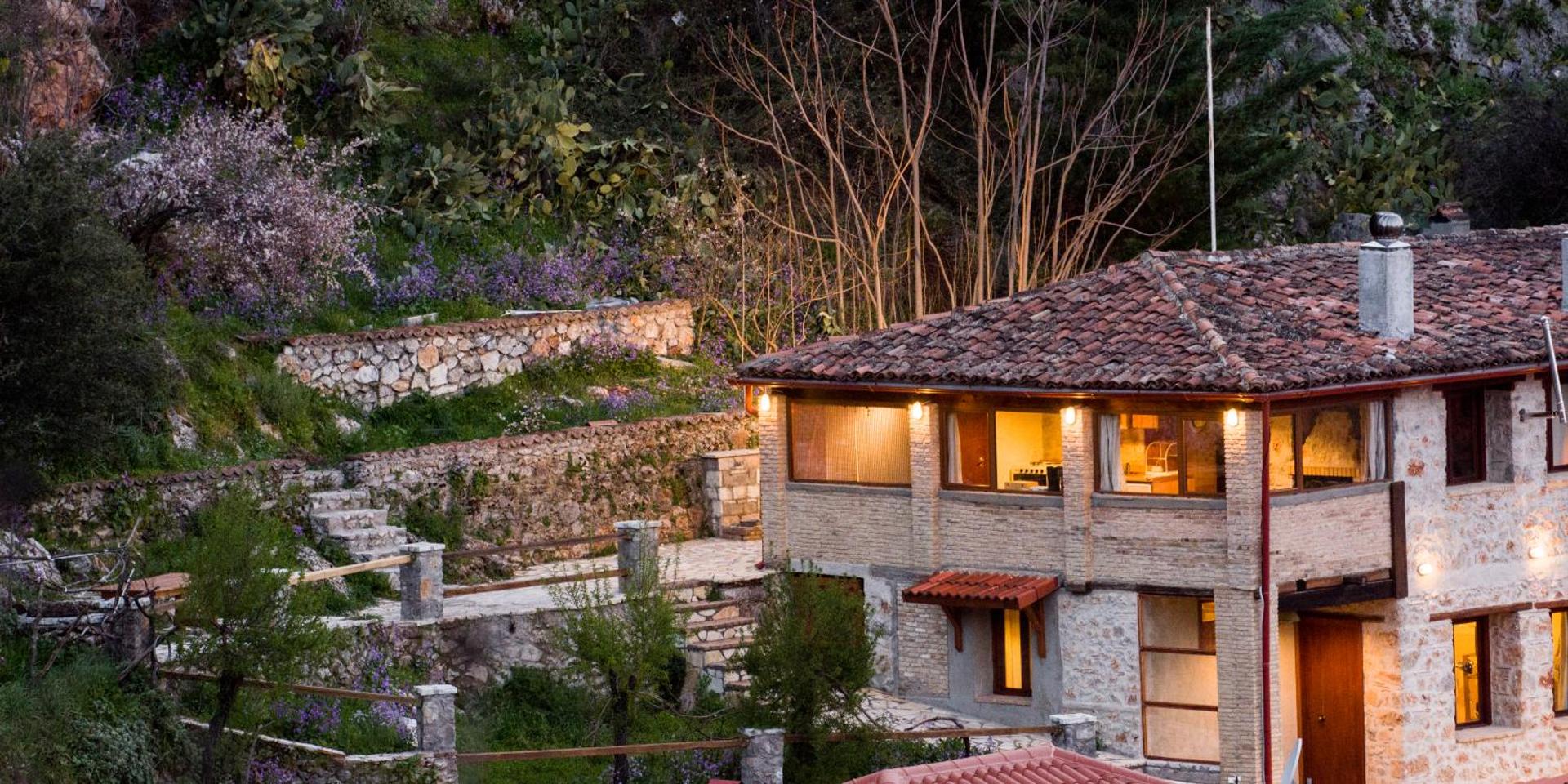 Stone house on the rock