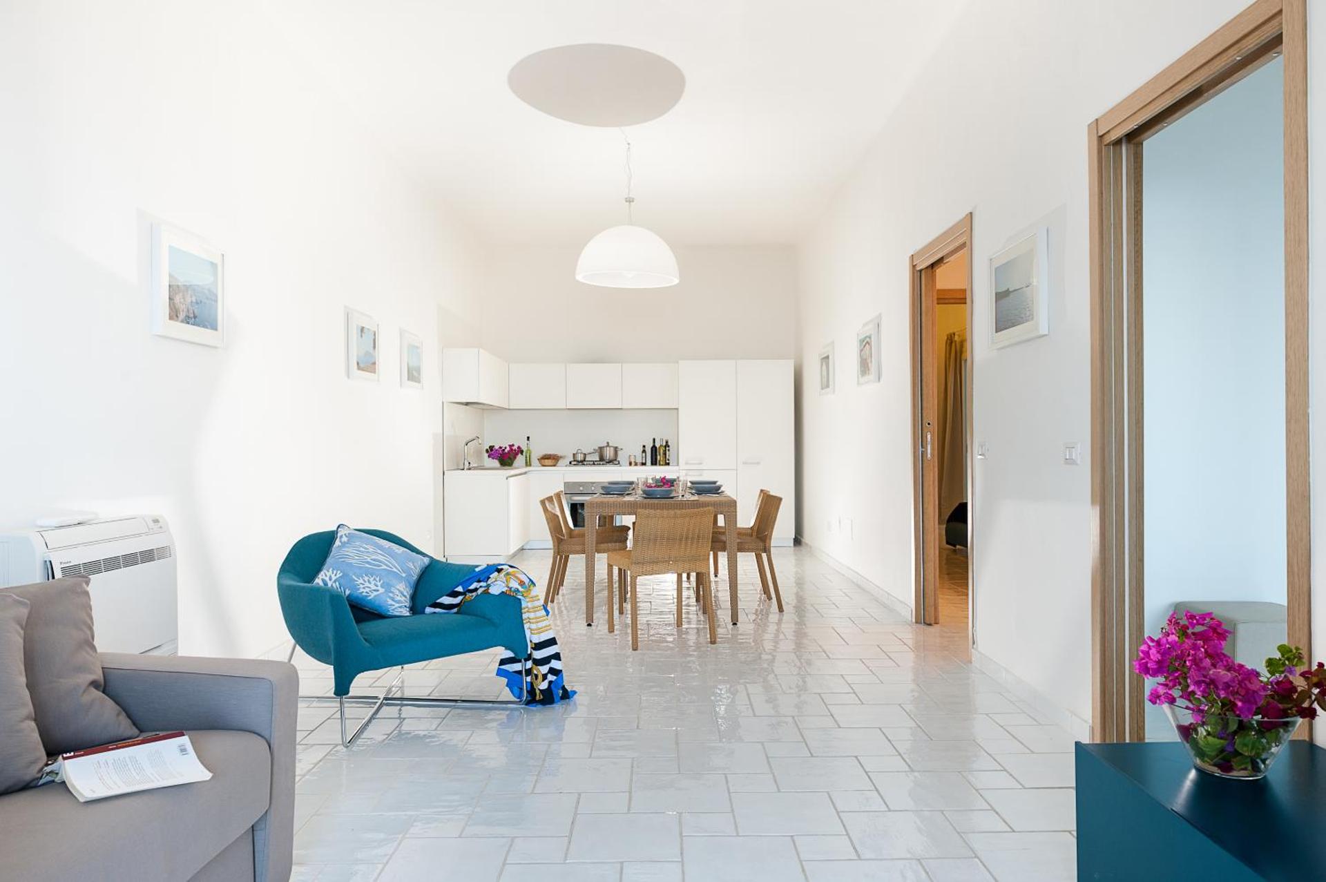 Two-Bedroom Apartment with Side Sea View