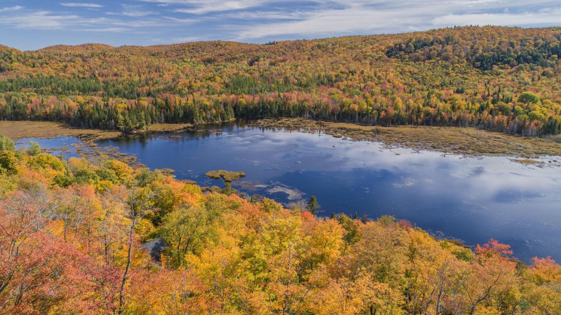 Log Cabin Home with Lake and Mountain view by Reserver.ca