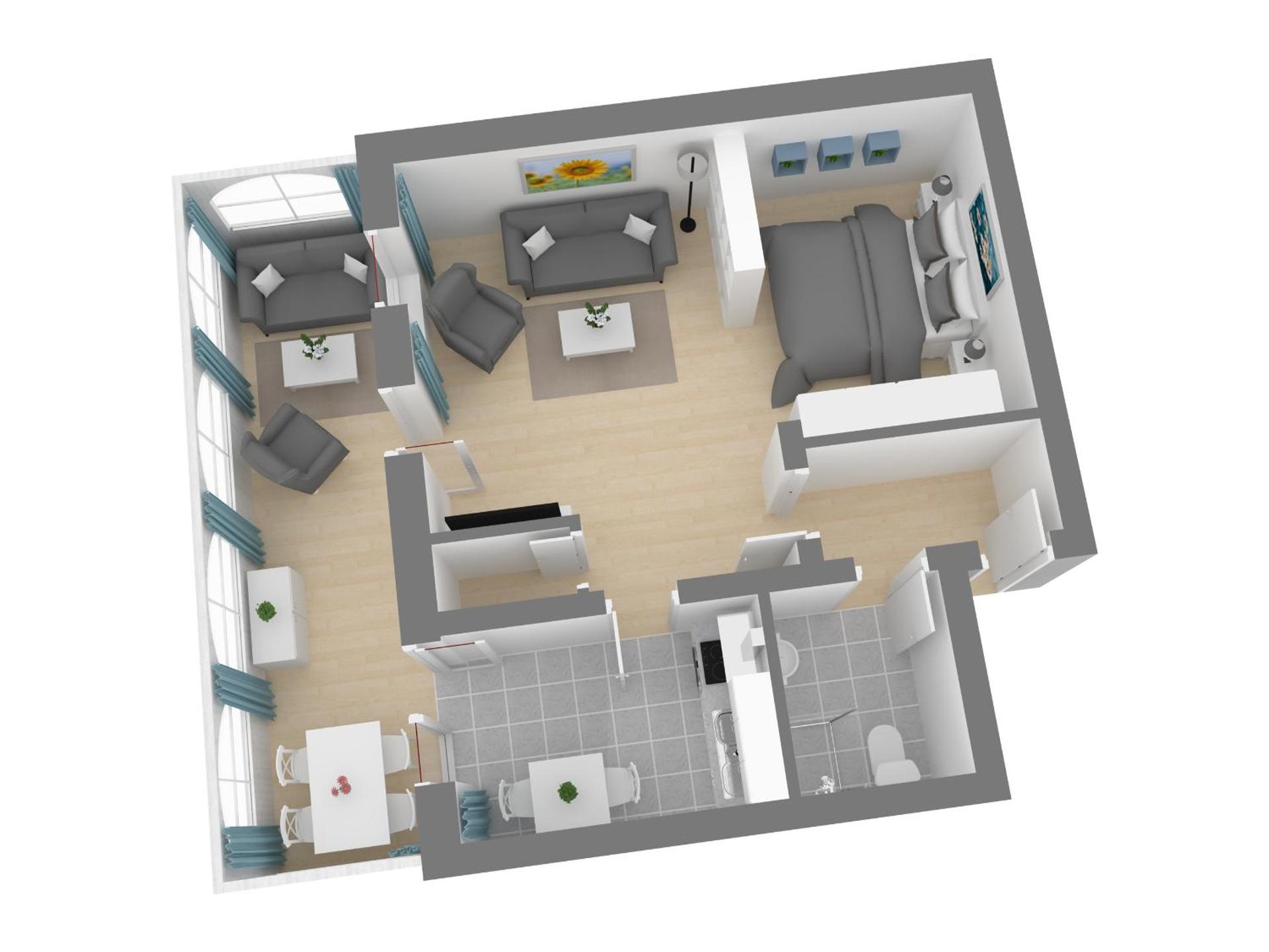 Photo of the whole room