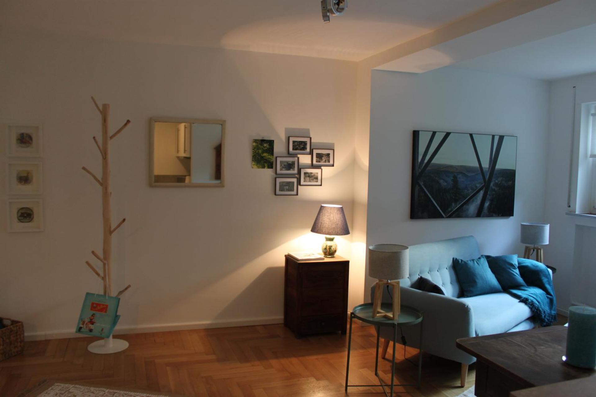 Schönes Appartement mit Gartenblick