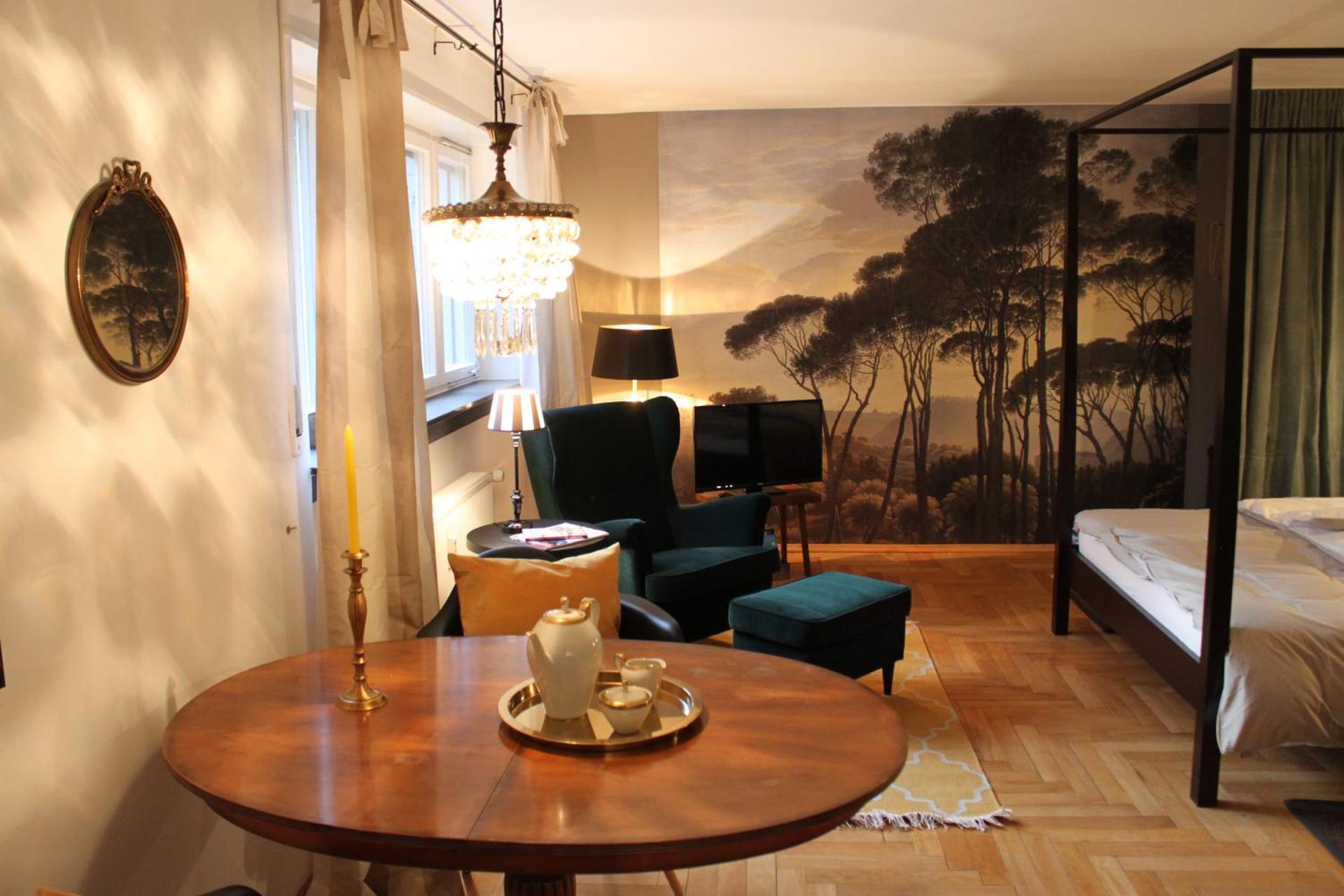 Schönes Appartement mit Gartenblick