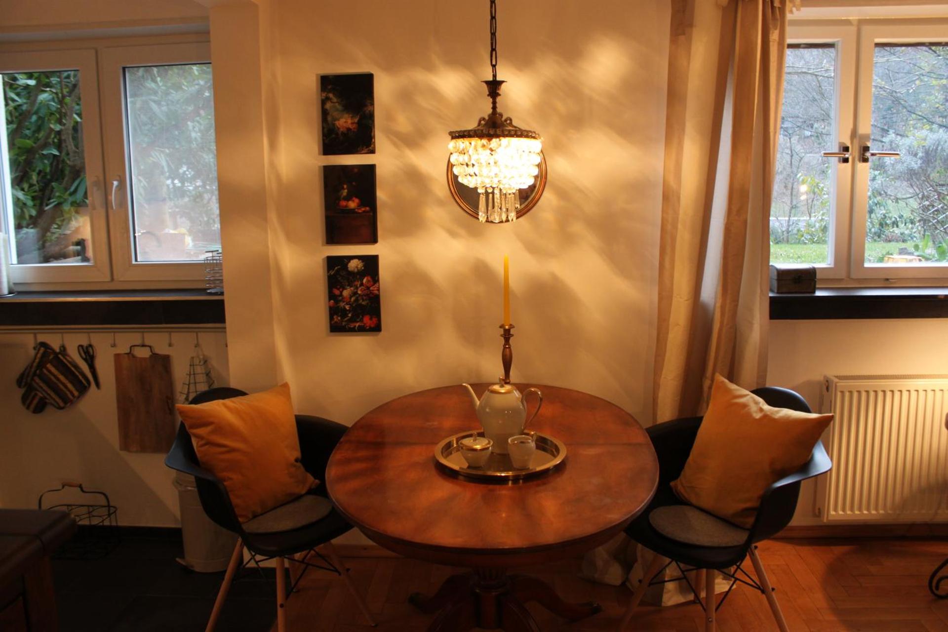 Schönes Appartement mit Gartenblick