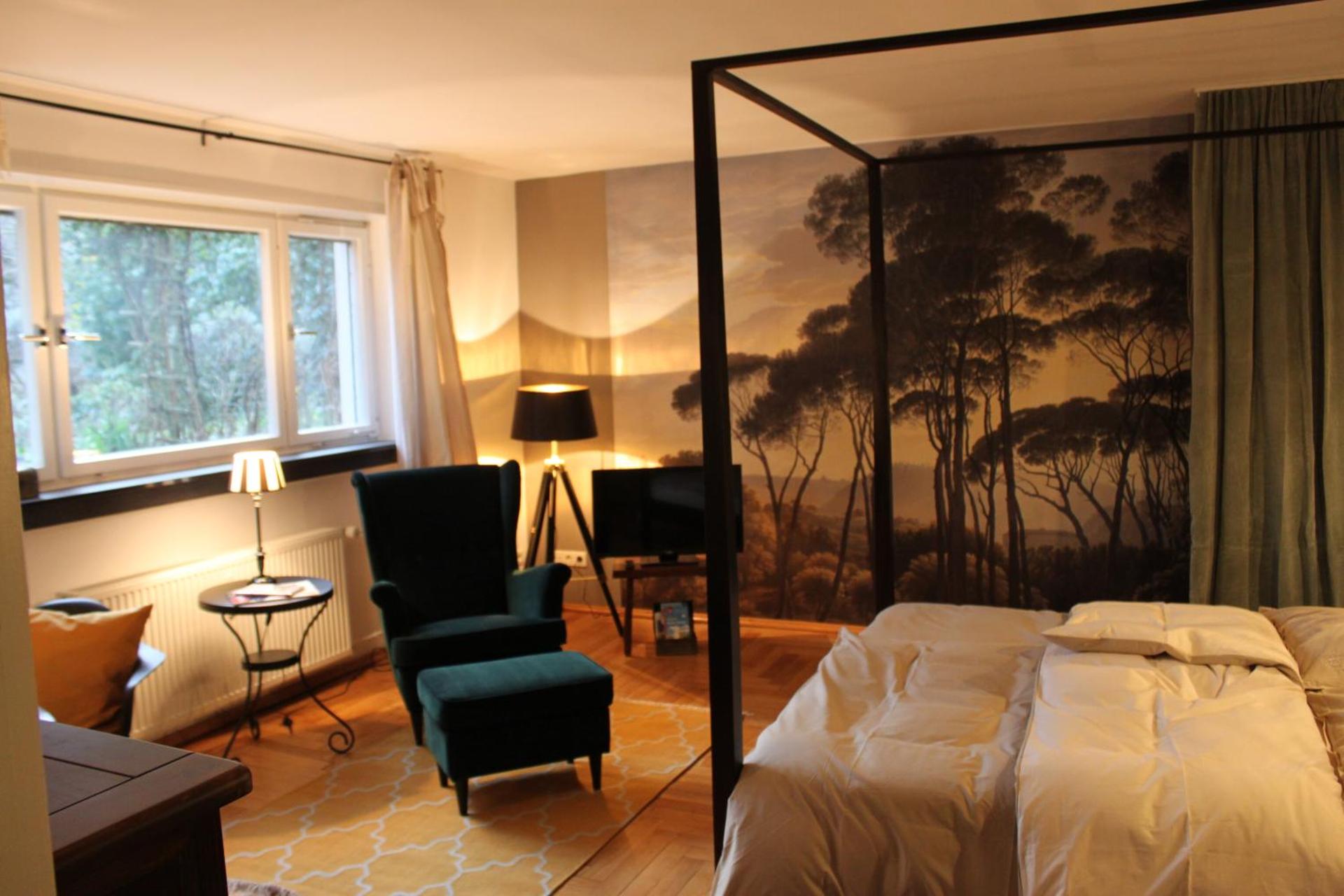 Schönes Appartement mit Gartenblick