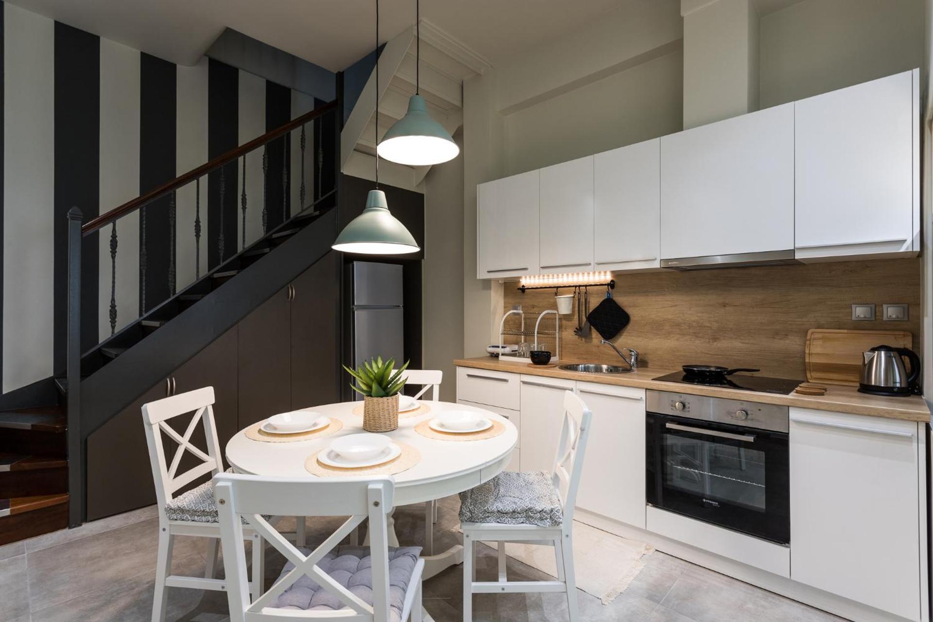 modern city center maisonette