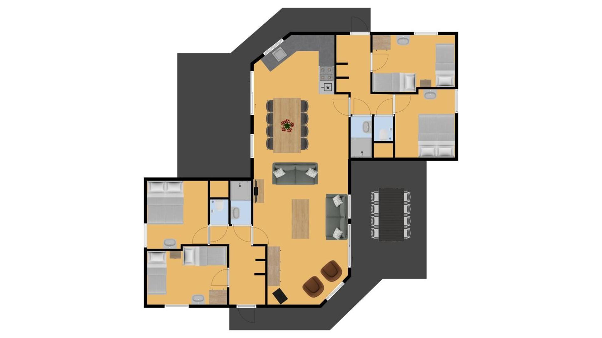 Bungalow Helsinki (2 bathrooms)