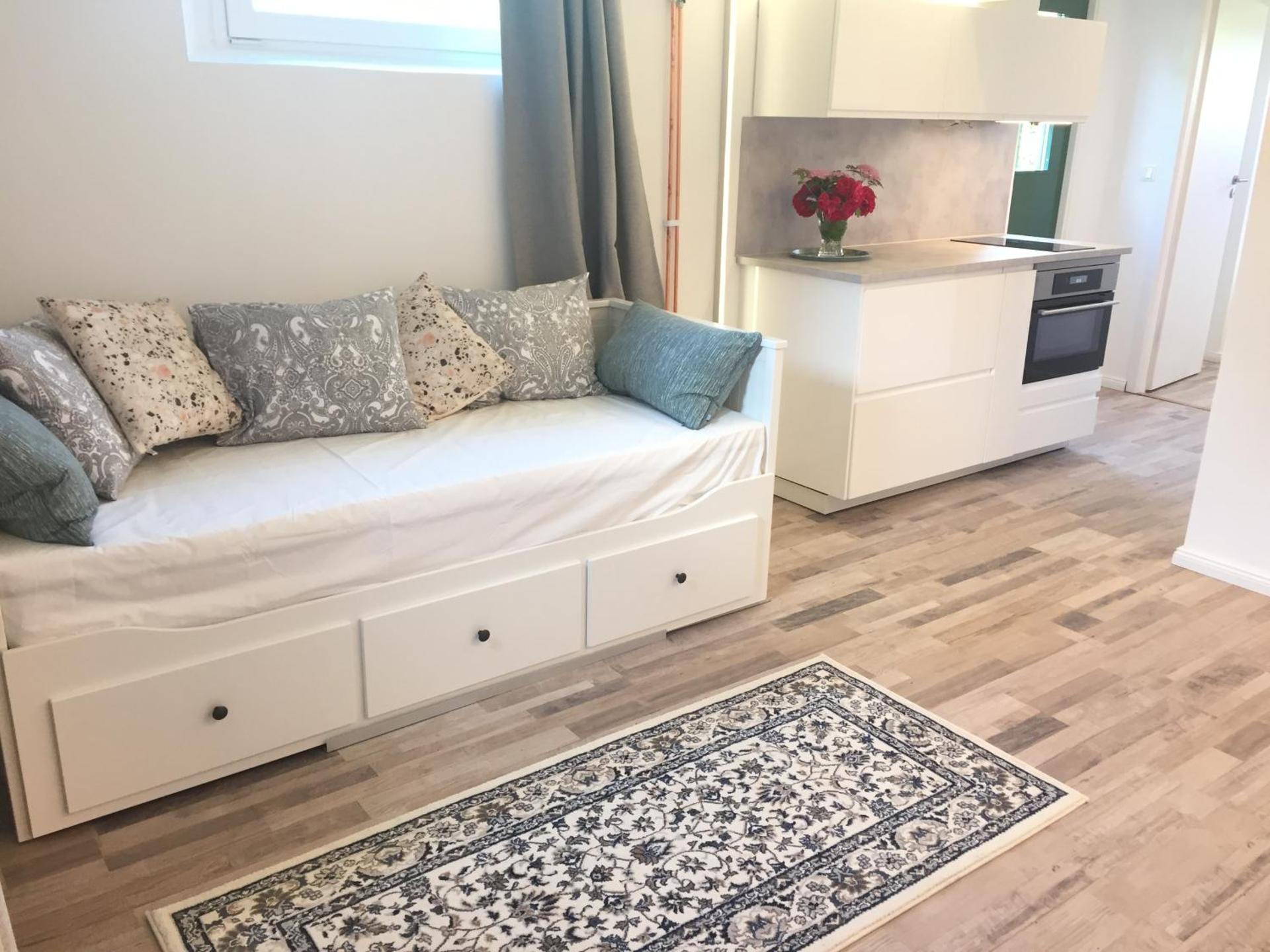 Extraordinary apartment with double shower