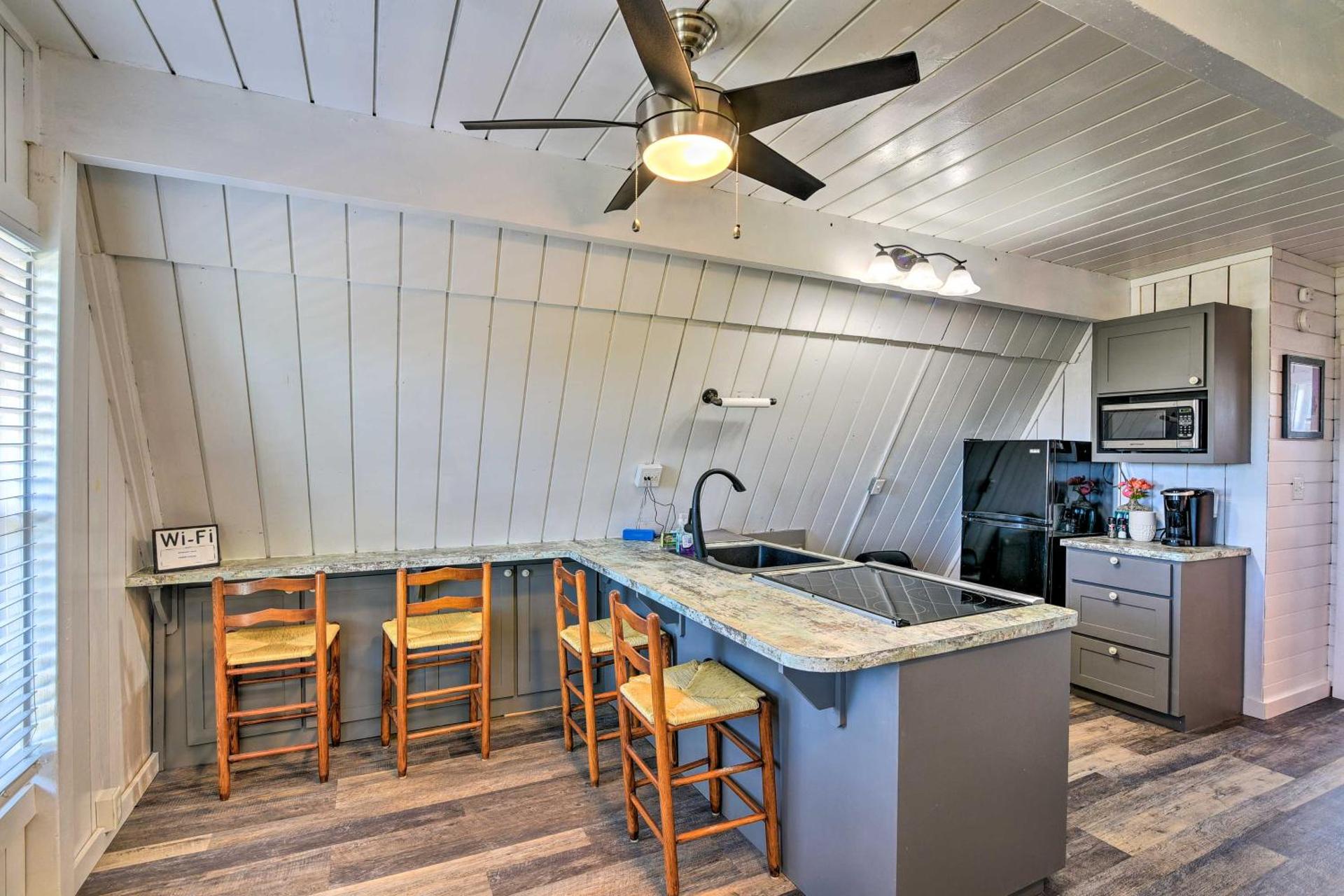 2 Blocks to Surfside Beach A-Frame Home with Deck