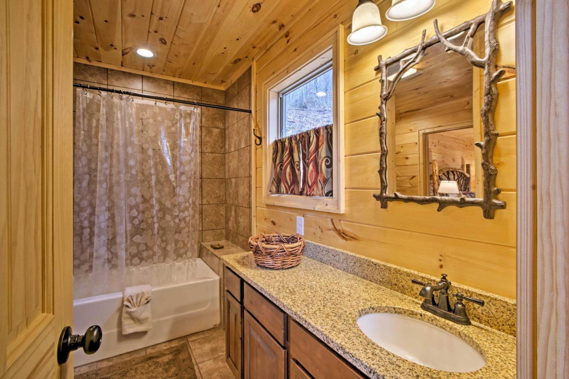 Hot Tub and Views Charming Bryson City Cabin!