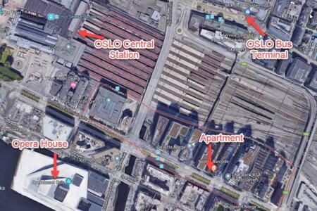 Spacious modern 3BR apartment at CENTRAL OSLO barcode