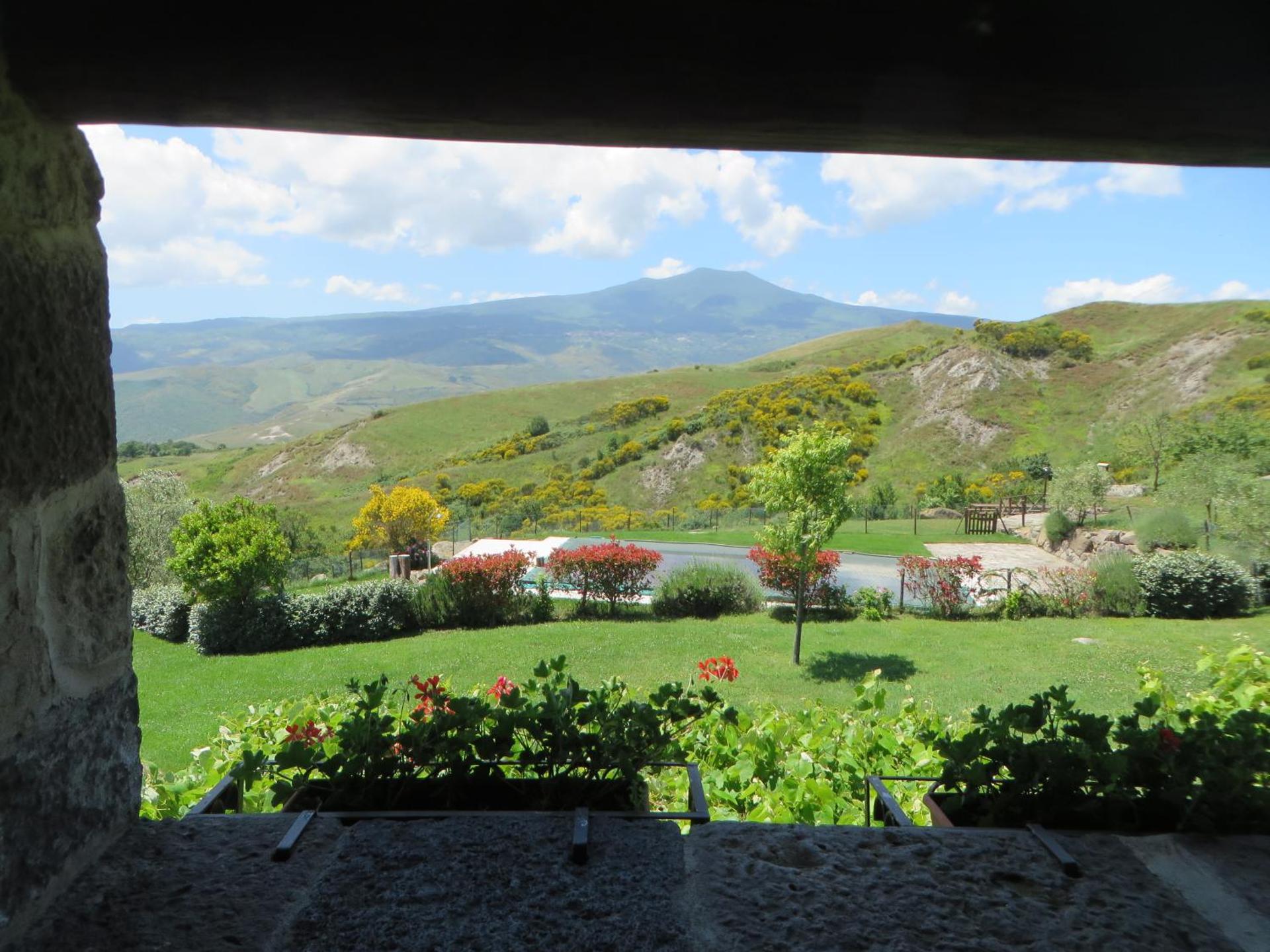 Appartamento Melograno in casale con piscina - Val d'Orcia