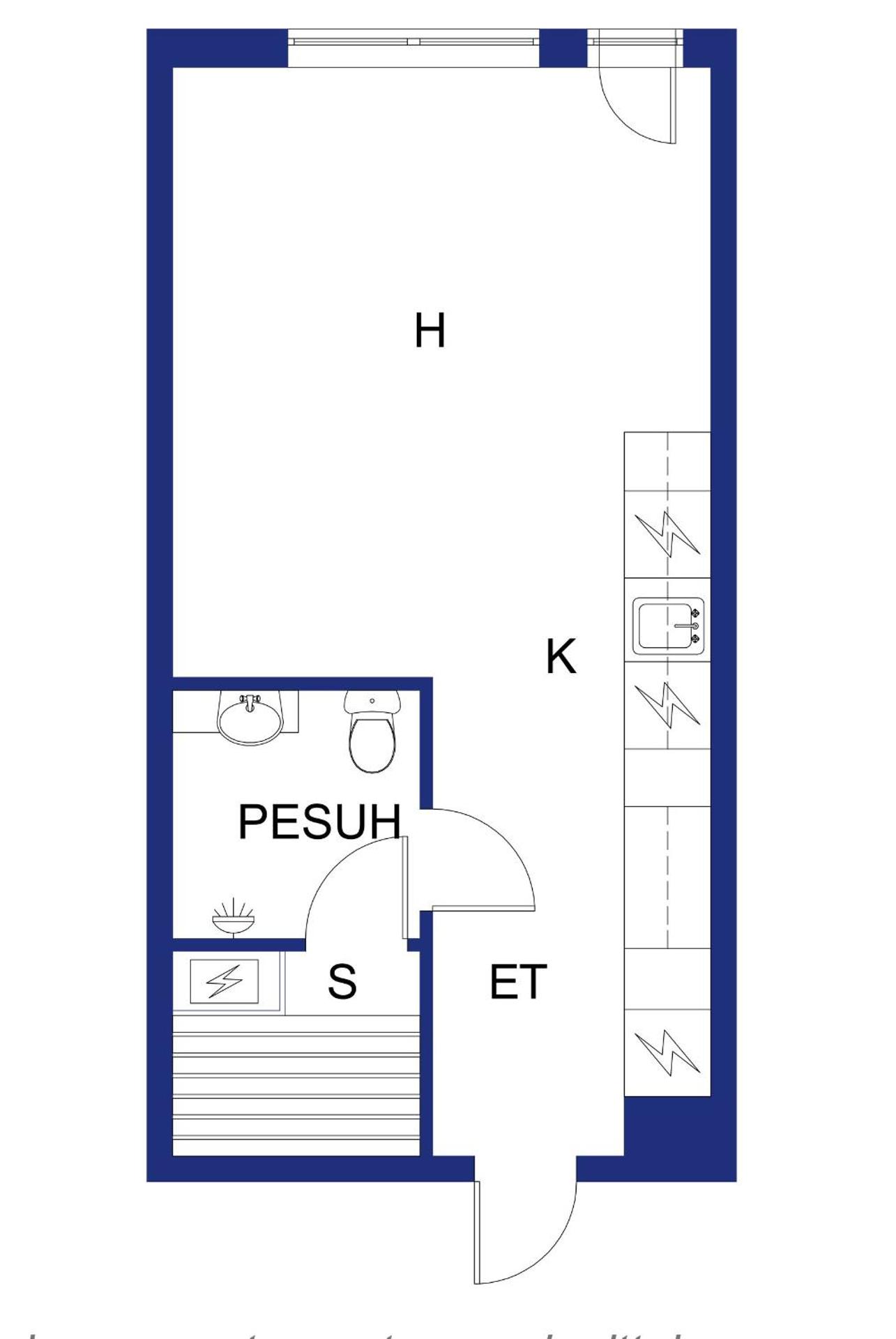 Standard Studio - Private Sauna
