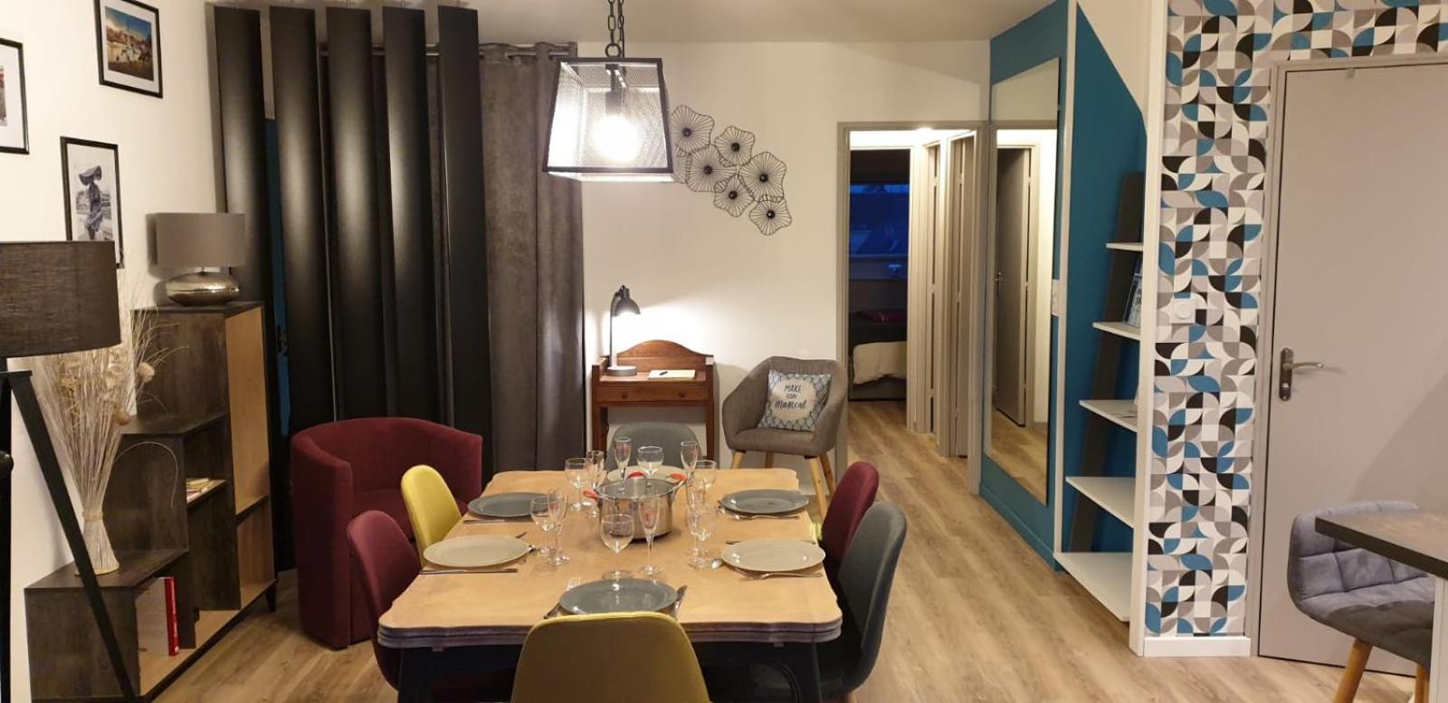 chez KARINE T4 Terrasse 5ème étage CENTRE VILLE Wifi Parking