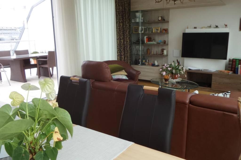 Großes Penthouse #12 mit Terrasse und Aussicht