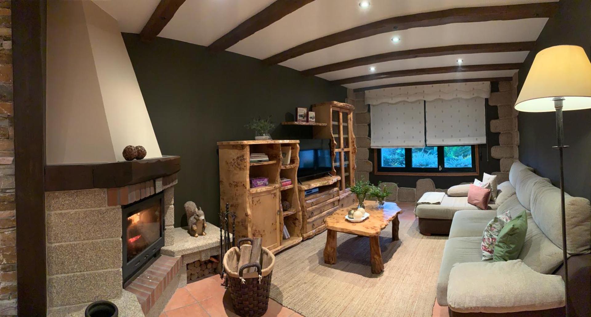 Chalet Rural Toñita 400 m playa piscina barbacoa chimenea