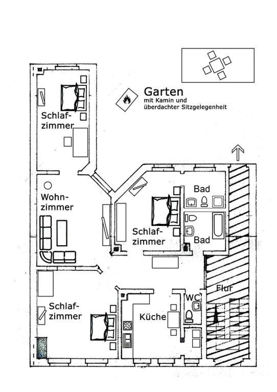TOP LAGE! Appartement im Herzen von Einbeck! 3 Schlafzimmer, Garten!