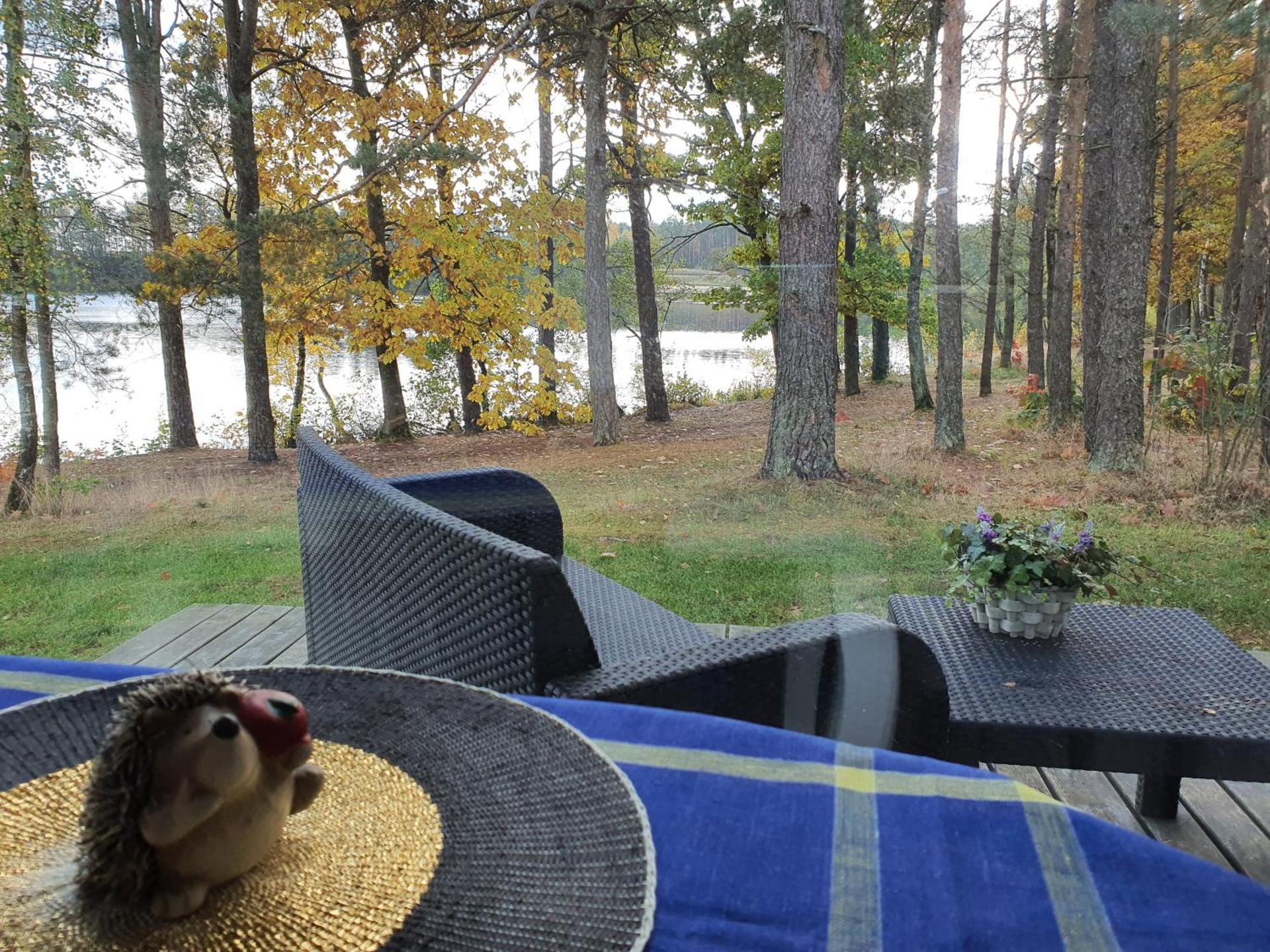 Agro Breza domek nad samym jeziorem- sauna ogrodowa