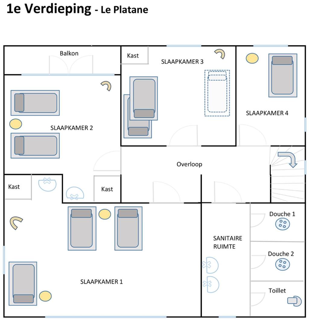 Vakantiehuis Le Platane - in natuurgebied nabij Nijmegen