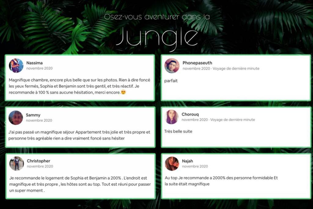 SECRET SUITE "Jungle" - Jacuzzi privatif - Gare RER C - Proche Paris