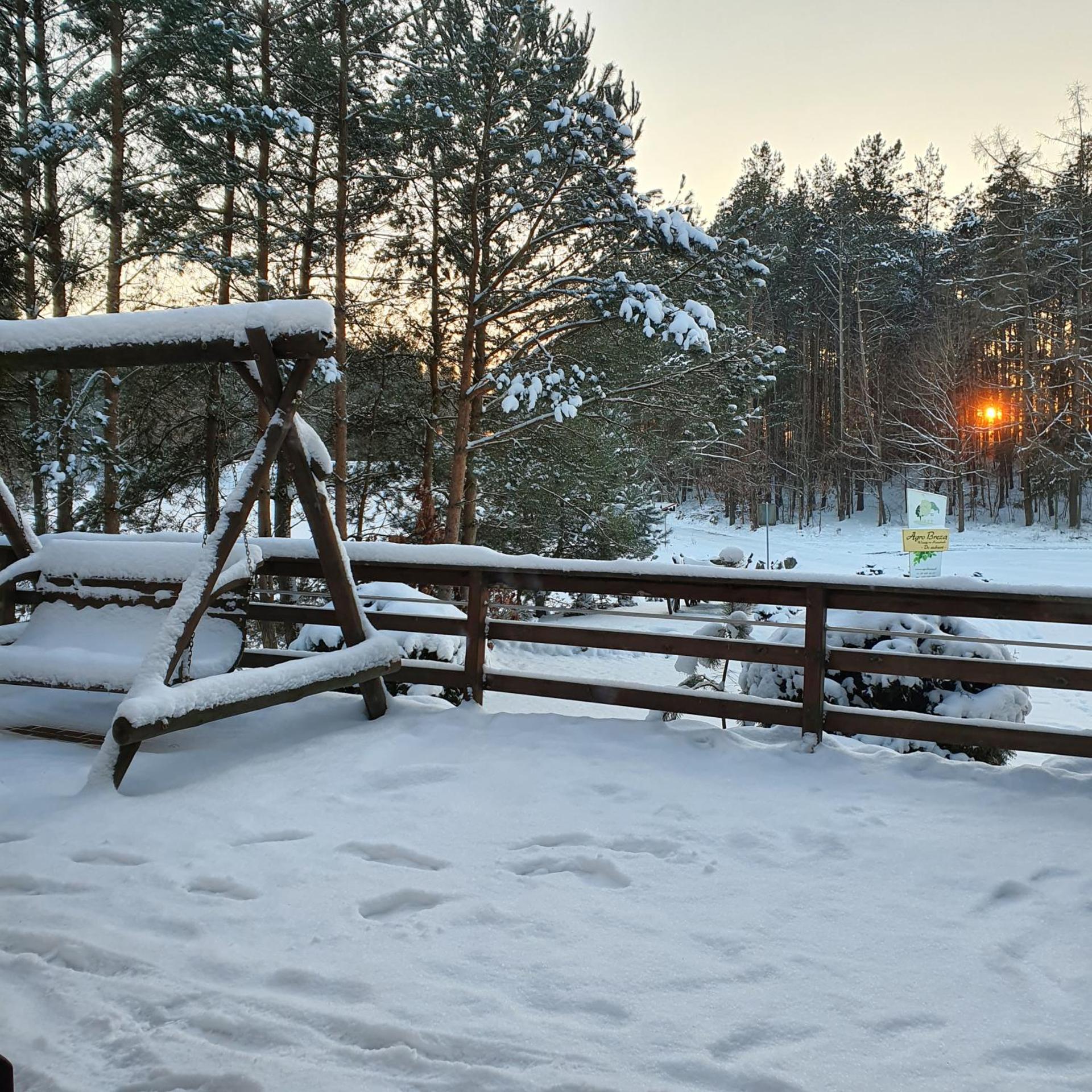 Agro Breza dom z kominkiem 80 metrów od jeziora - sauna, balia ogrodowa
