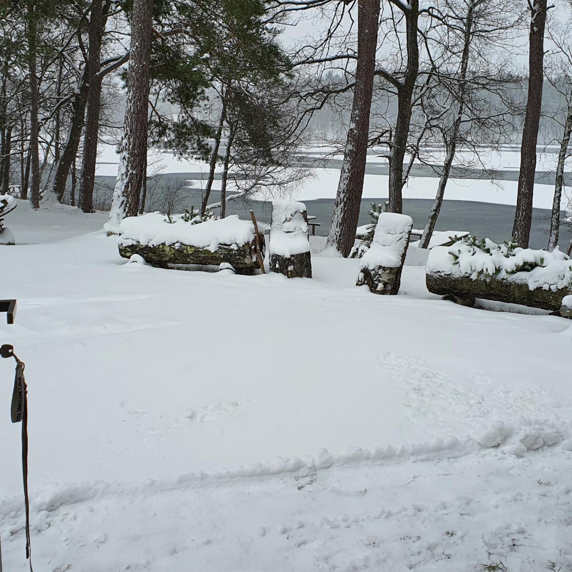 Agro Breza domek nad samym jeziorem- sauna ogrodowa
