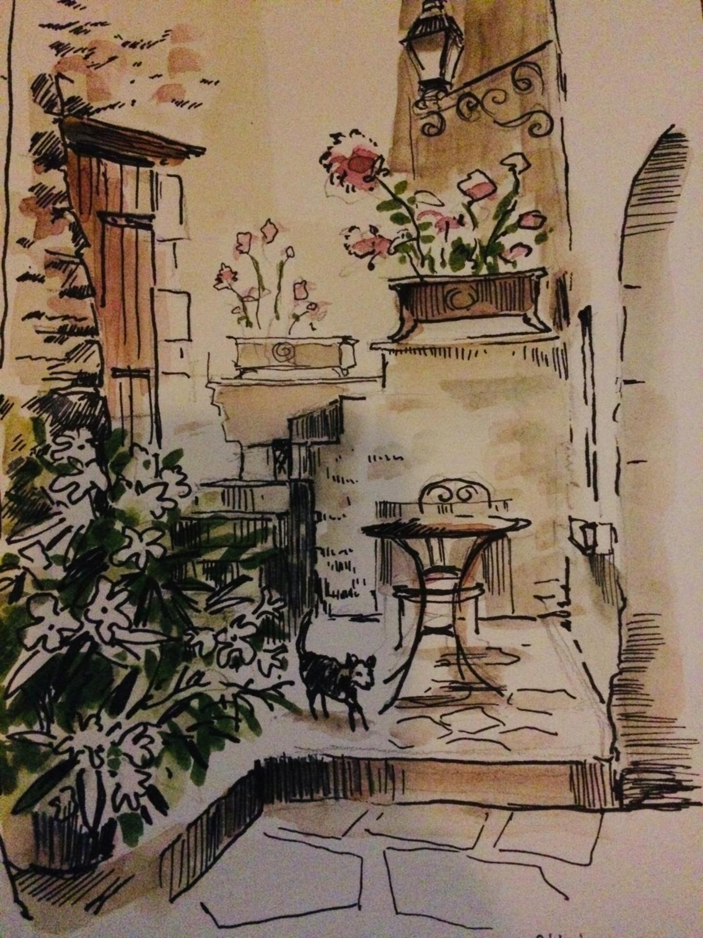 Inner courtyard view