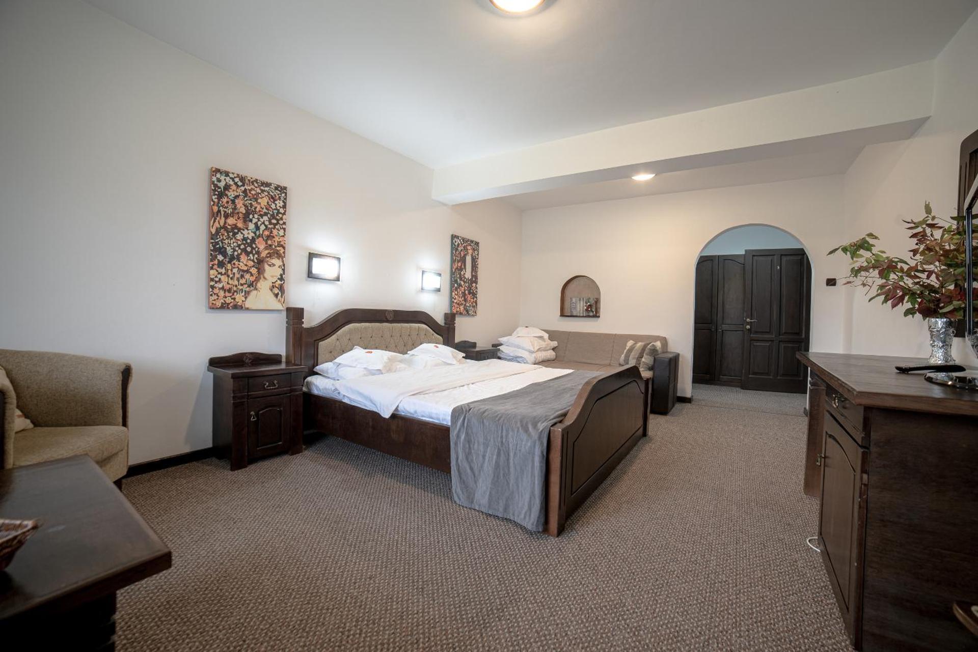 Double Room with Balcony, Castle View and Extra Sofa Bed