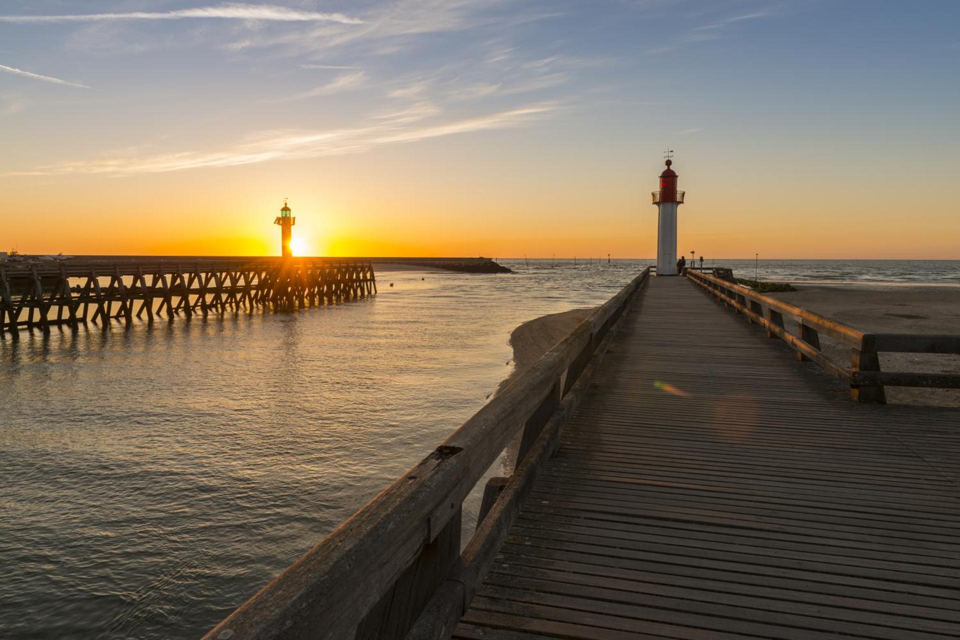Trouville sur mer vue sur la Touque
