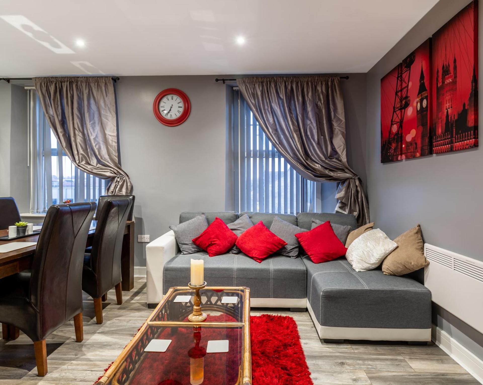 Darlington Town Centre Apartments free parking and Wi-Fi