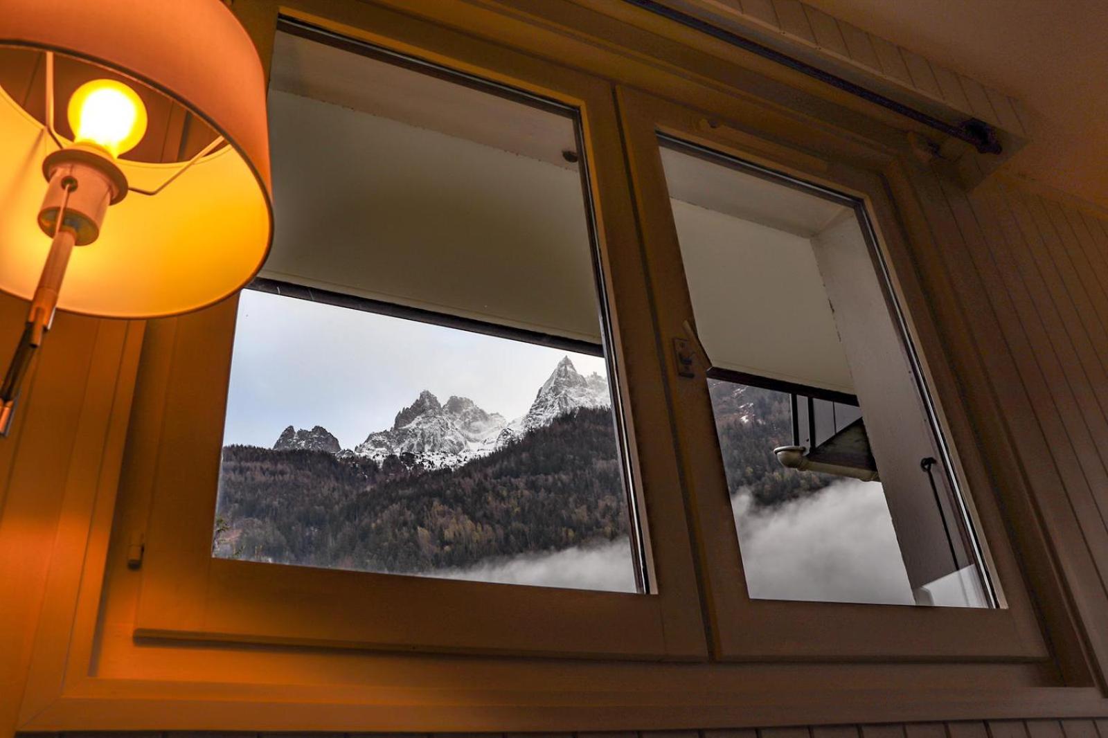Appartement Lyret centre Chamonix, Vue d'exception