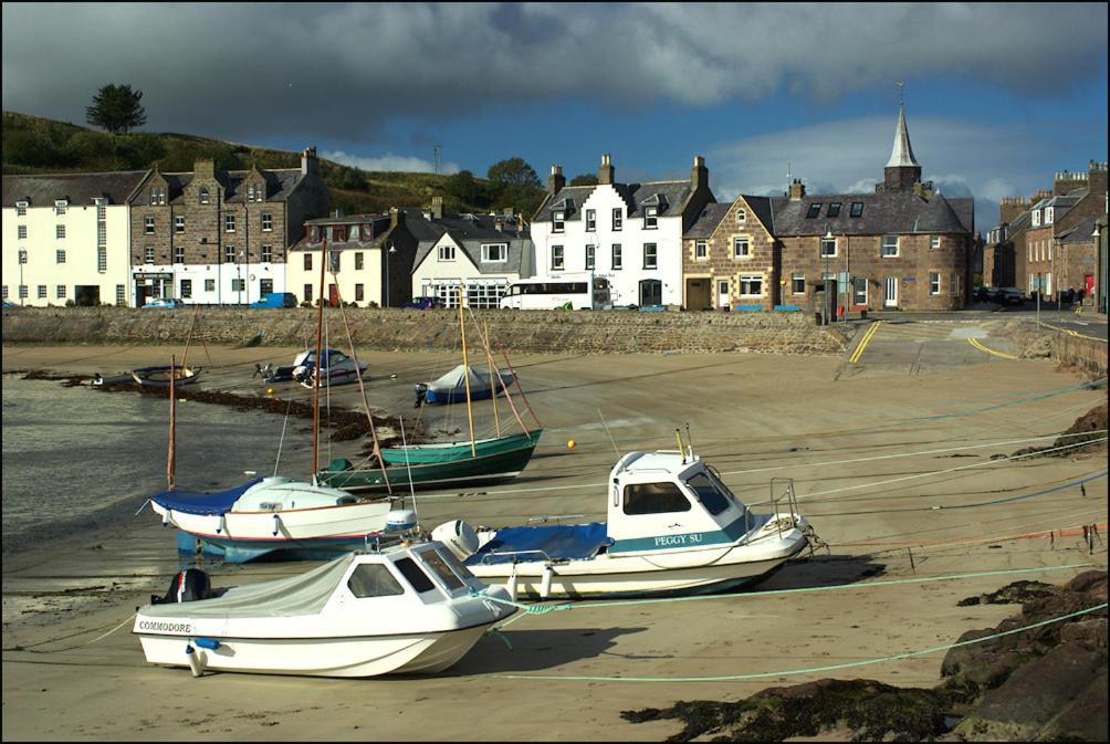 Stonehaven ground floor home with a spectacular harbour view.