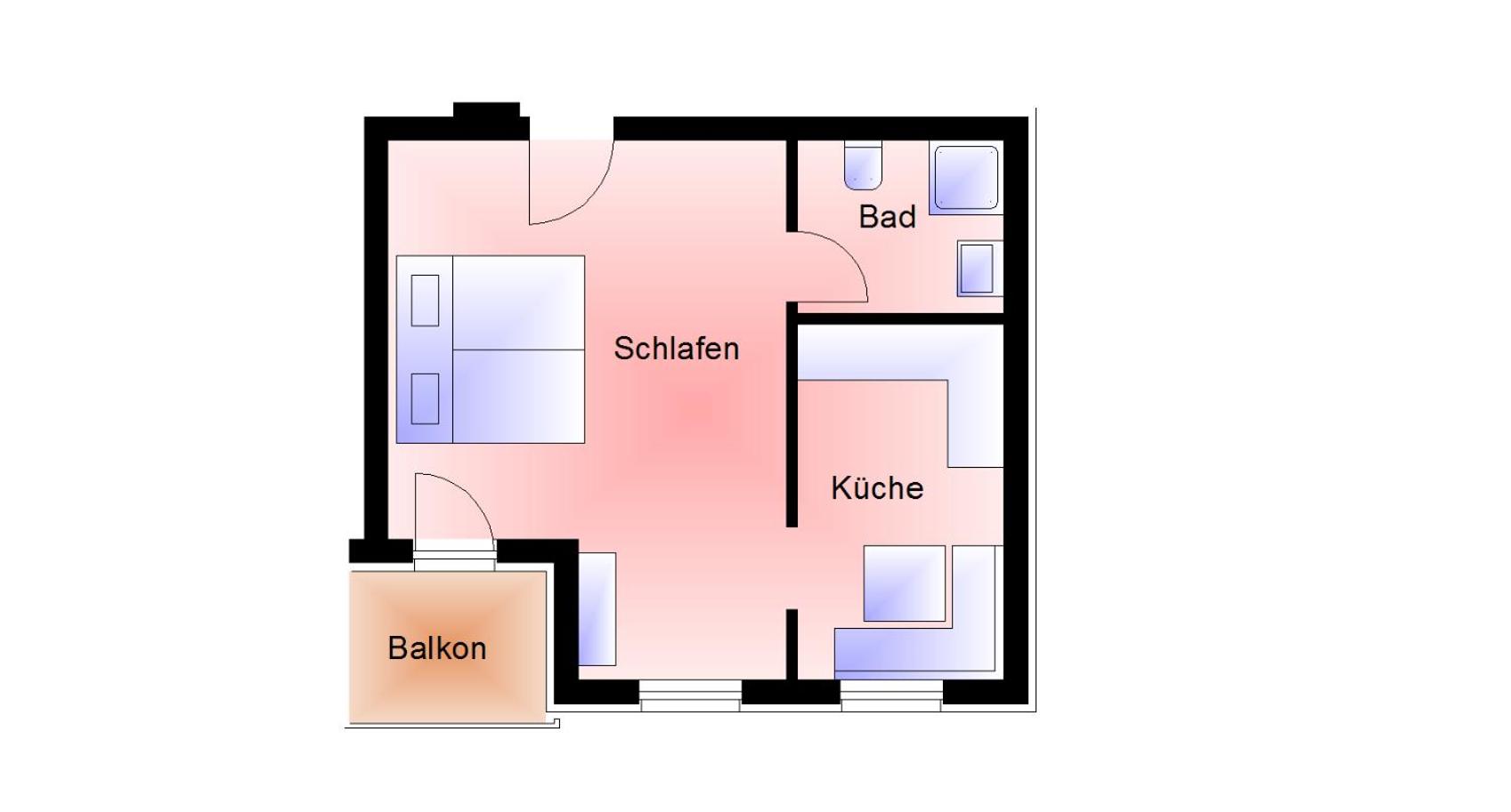 Apartment with Balcony
