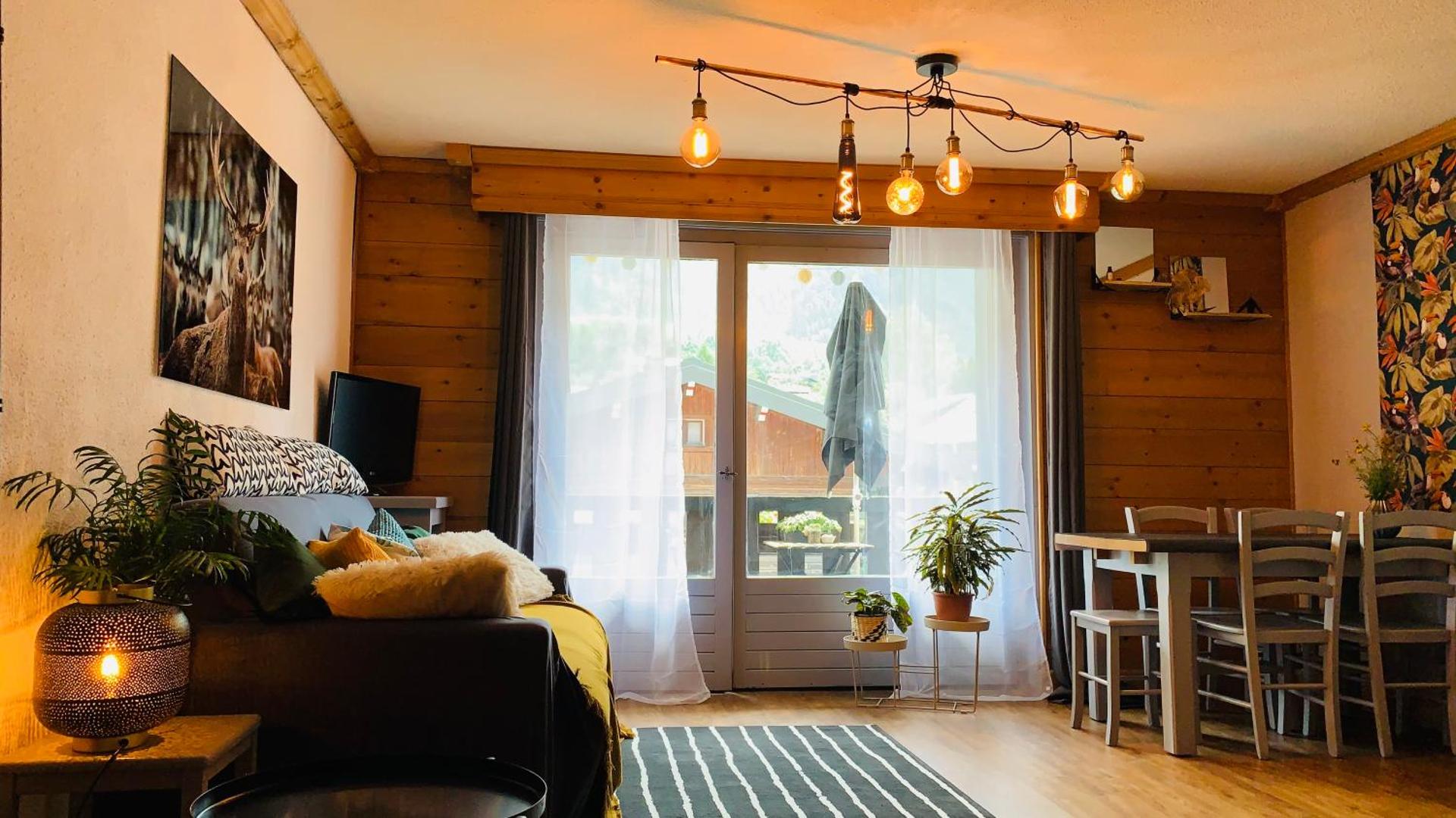 Appartement vue Montblanc 5mn piste1