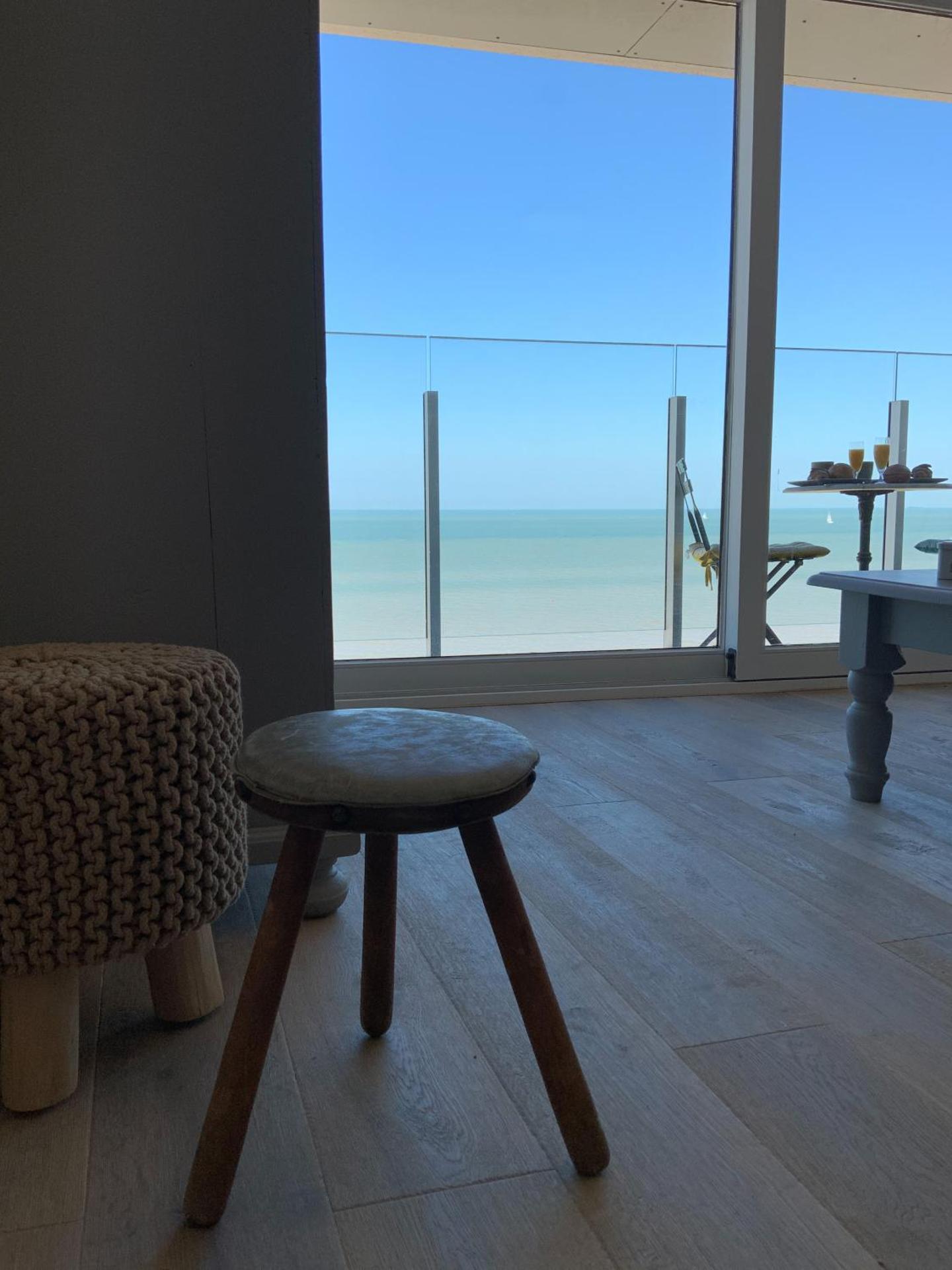 Genieten van de Vlaamse kust met prachtig zeezicht