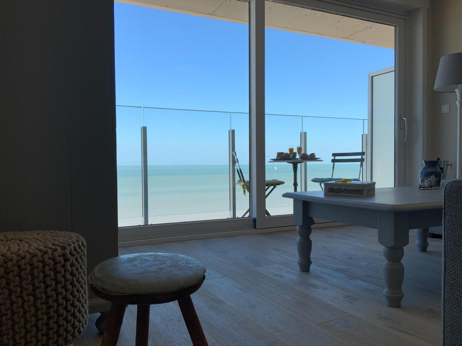 Genieten van de Vlaamse kust met prachtig zeezicht