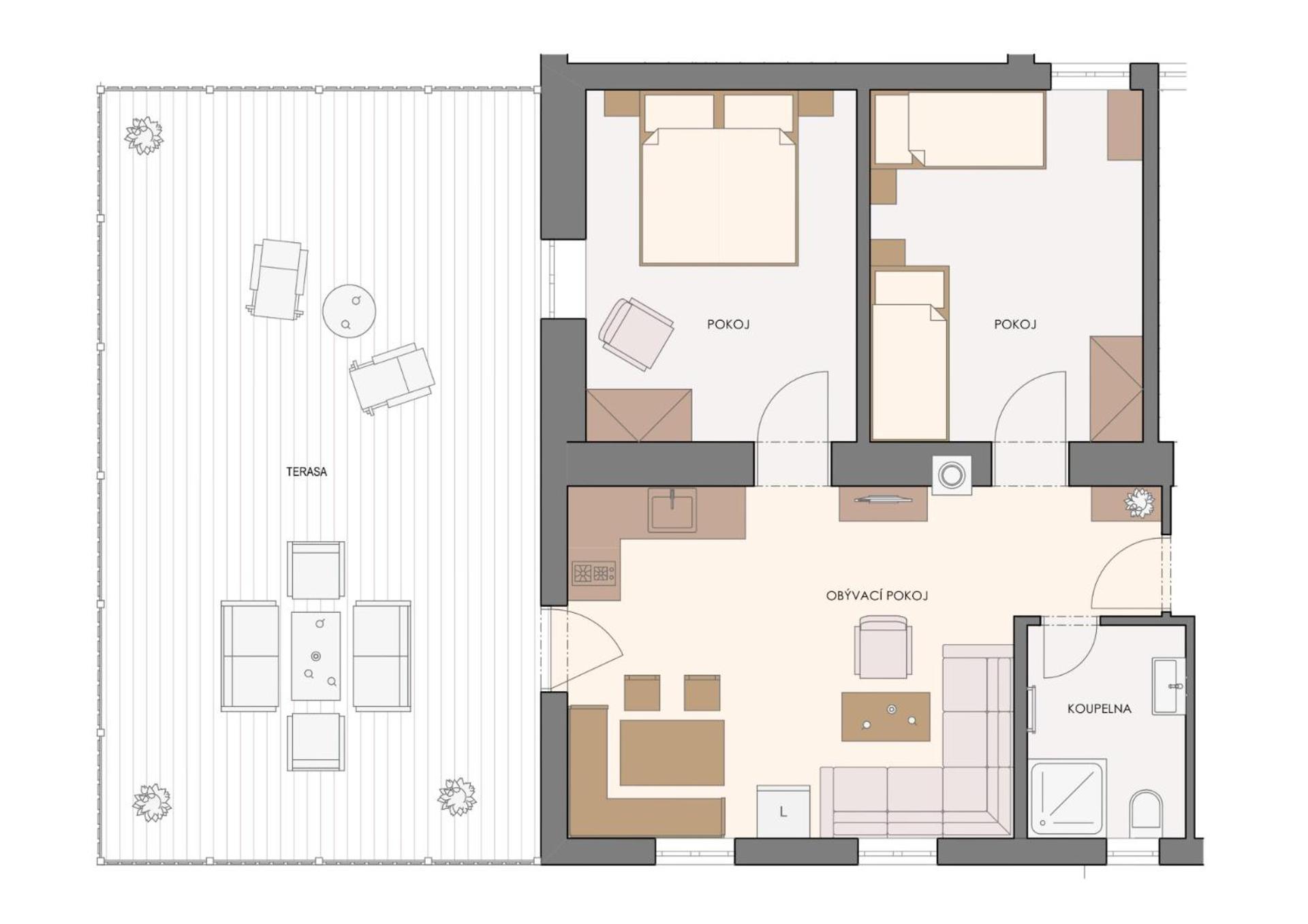 Apartment with Terrace
