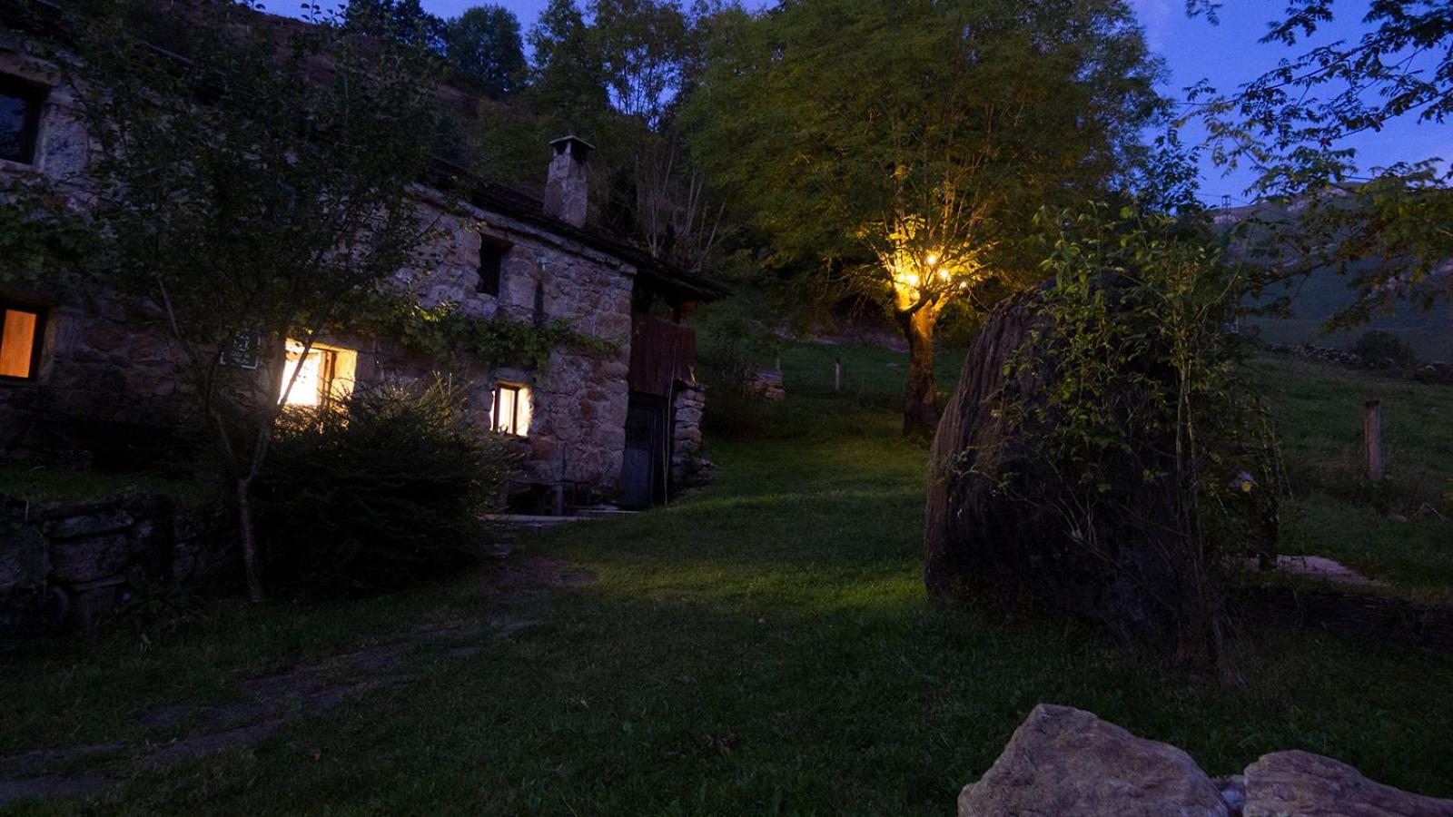 Cabaña en las montañas