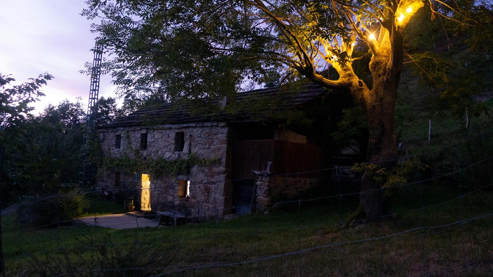 Cabaña en las montañas