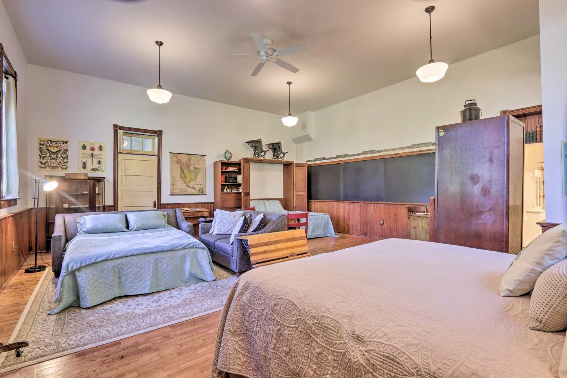 Renovated WV Schoolhouse History Buffs Heaven!