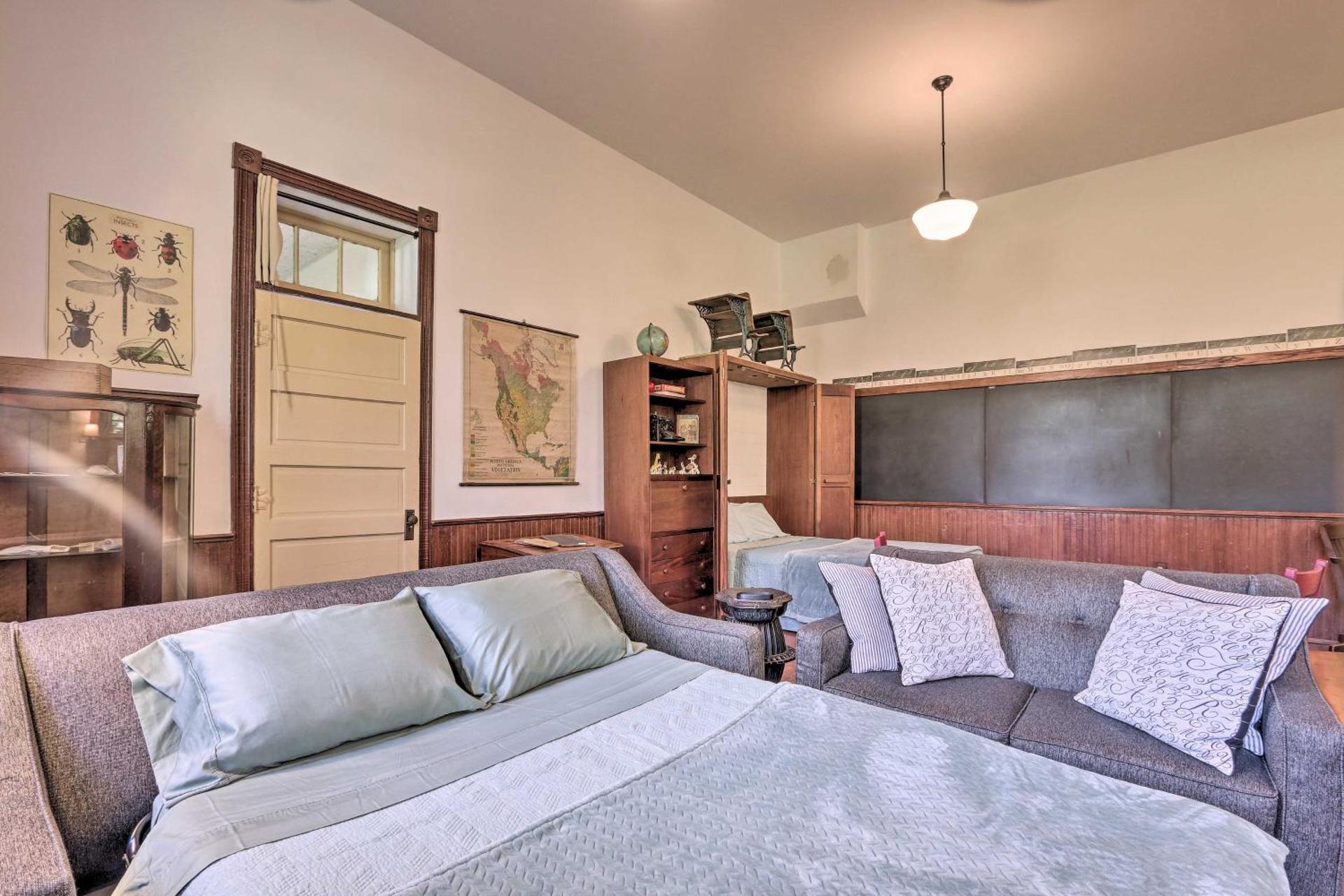 Renovated WV Schoolhouse History Buffs Heaven!