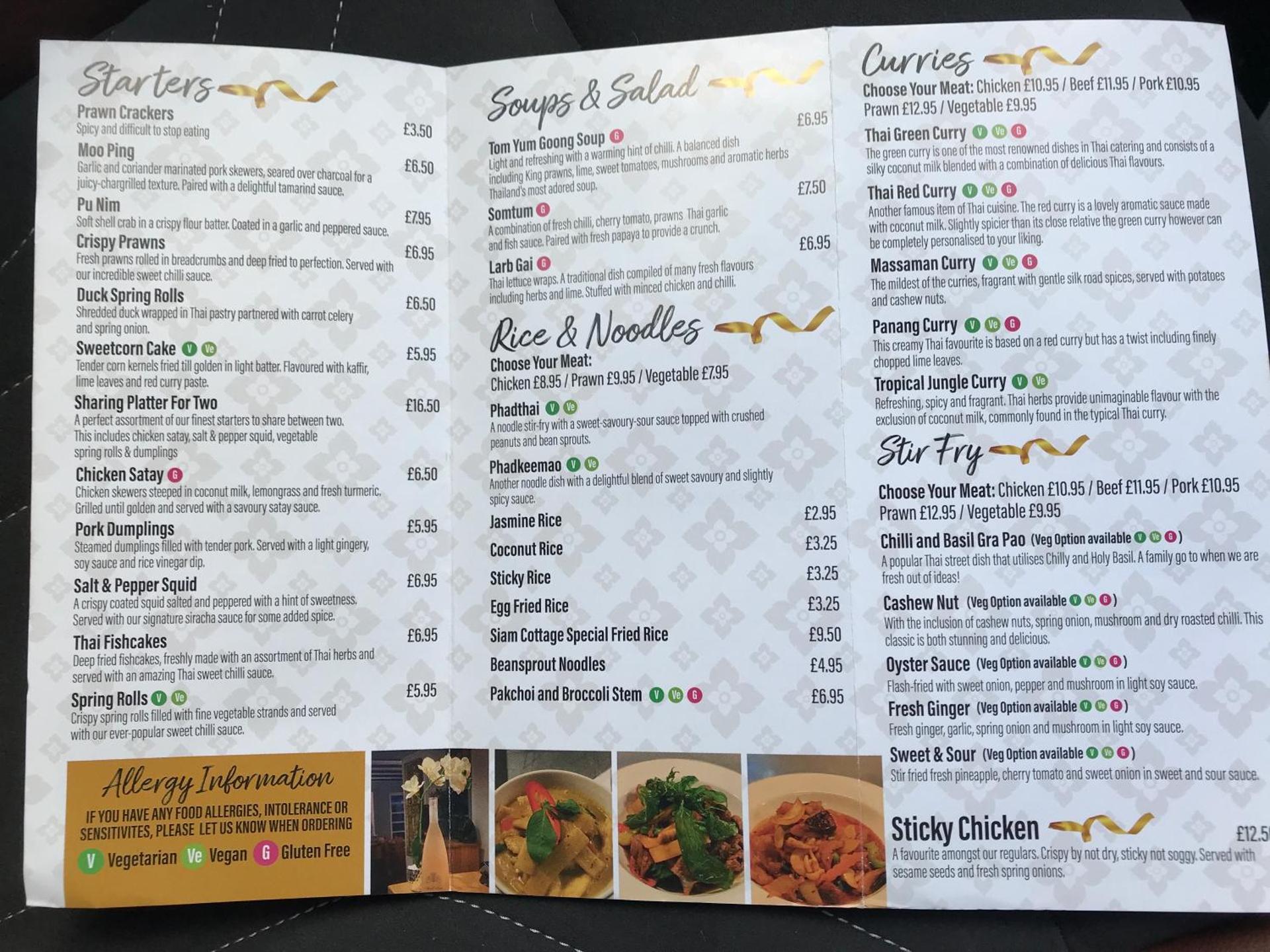 Siam cottage guesthouse over 300 years old with Thai restaurant