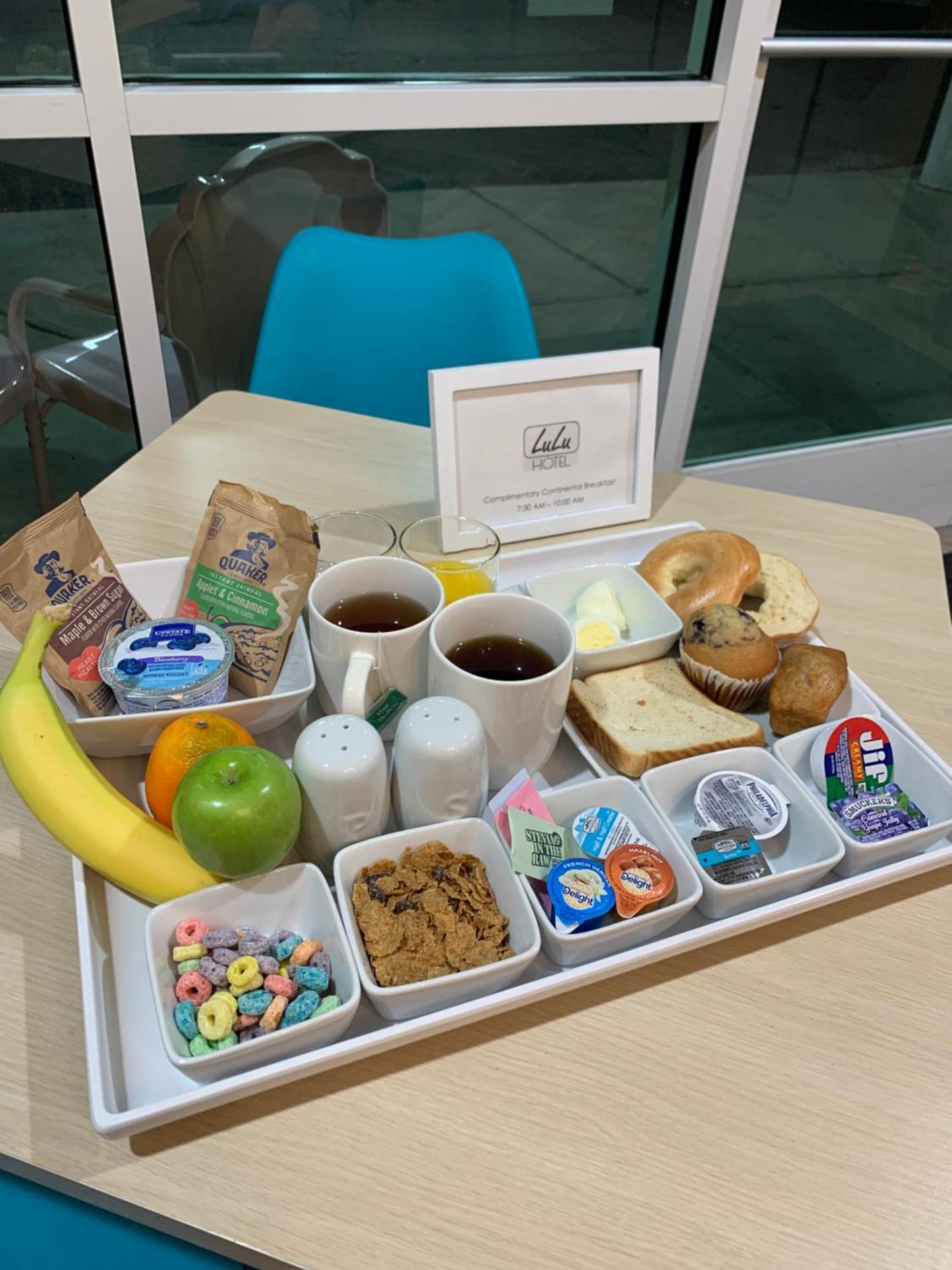 Continental breakfast