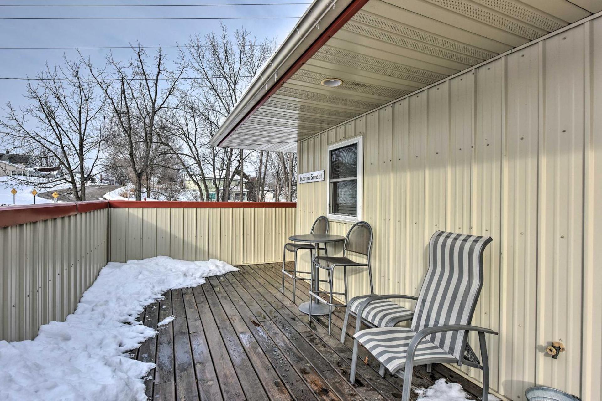 Pet-Friendly Retreat with Deck Steps to Marina!