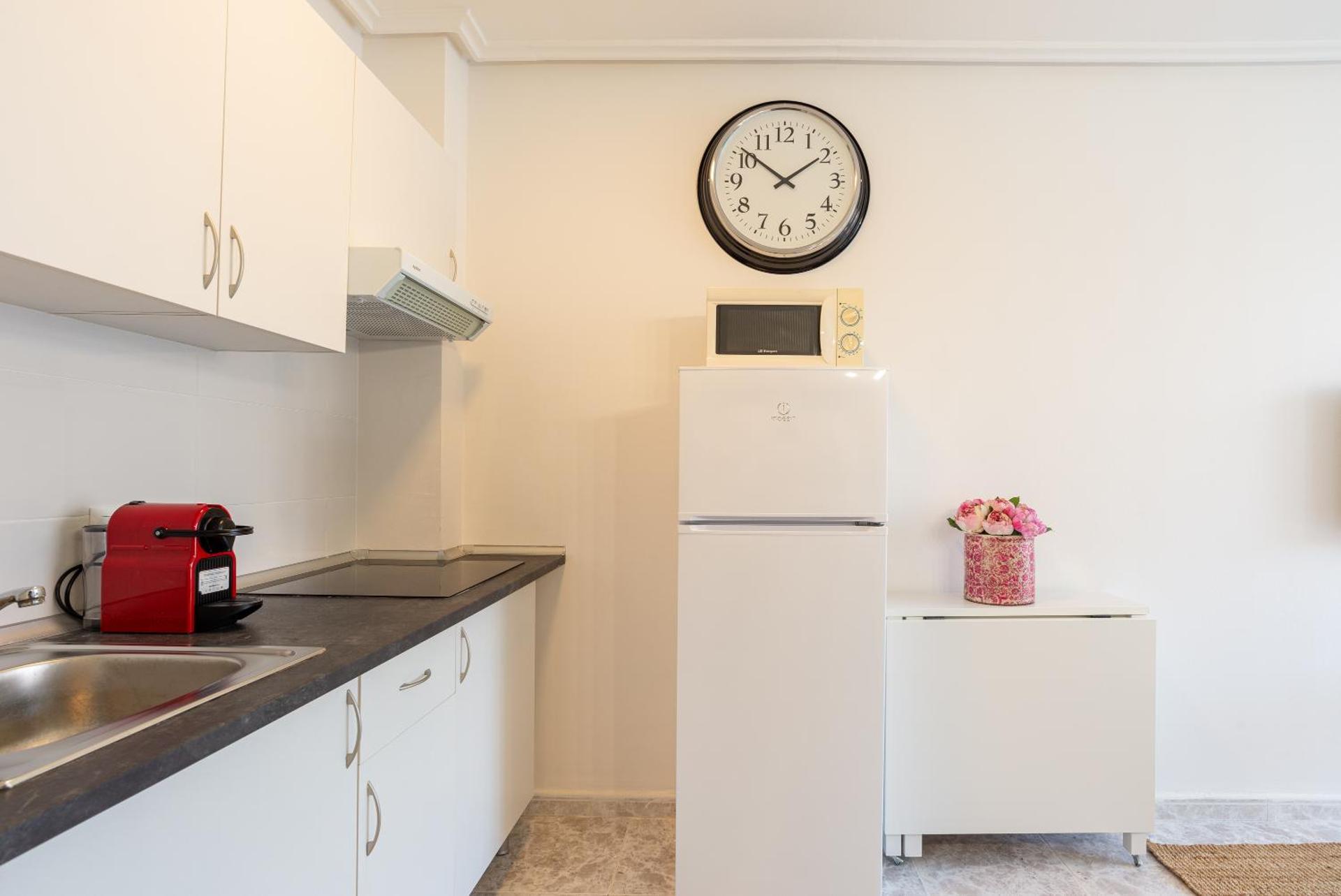 Steps away from the sand/ Malagueta beach